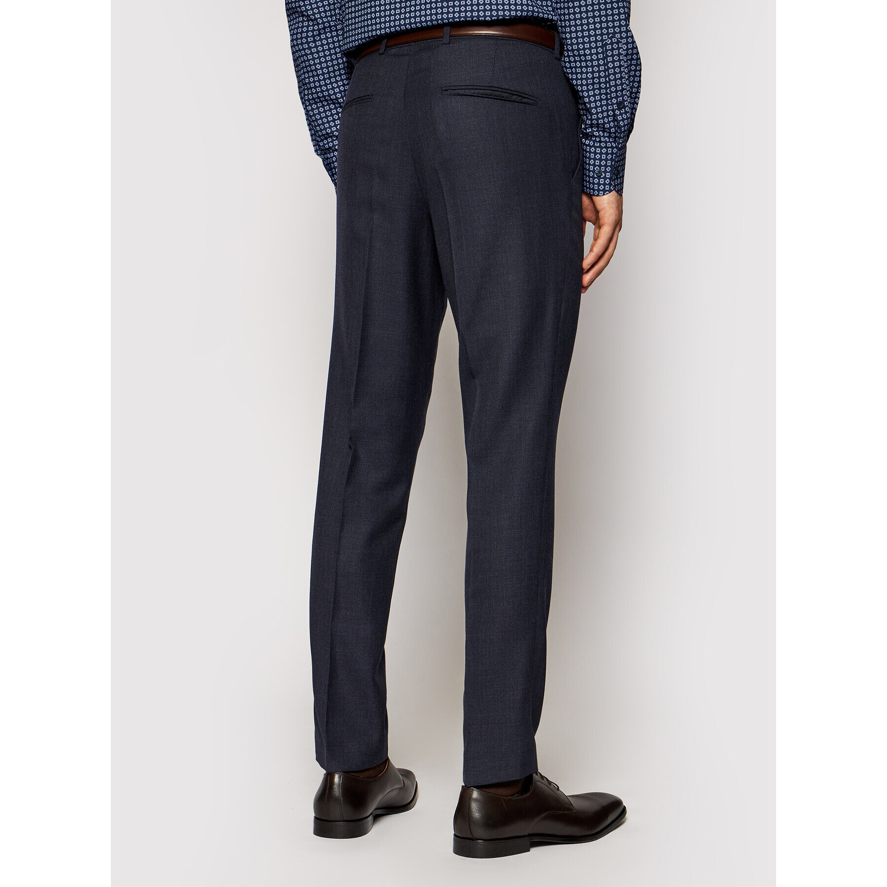 Oscar Jacobson Chino nohavice Denz 5170 5027 Tmavomodrá Slim Fit - Pepit.sk