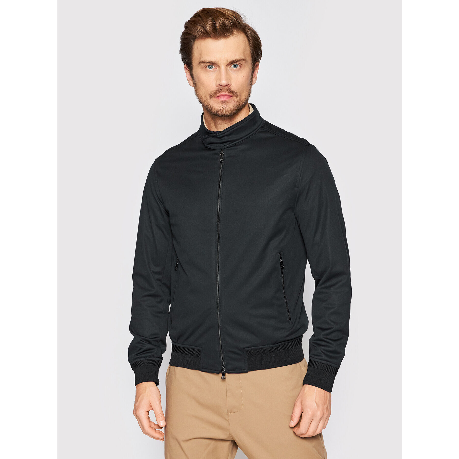 Oscar Jacobson Prechodná bunda Harry 8250 9642 Tmavomodrá Regular Fit - Pepit.sk