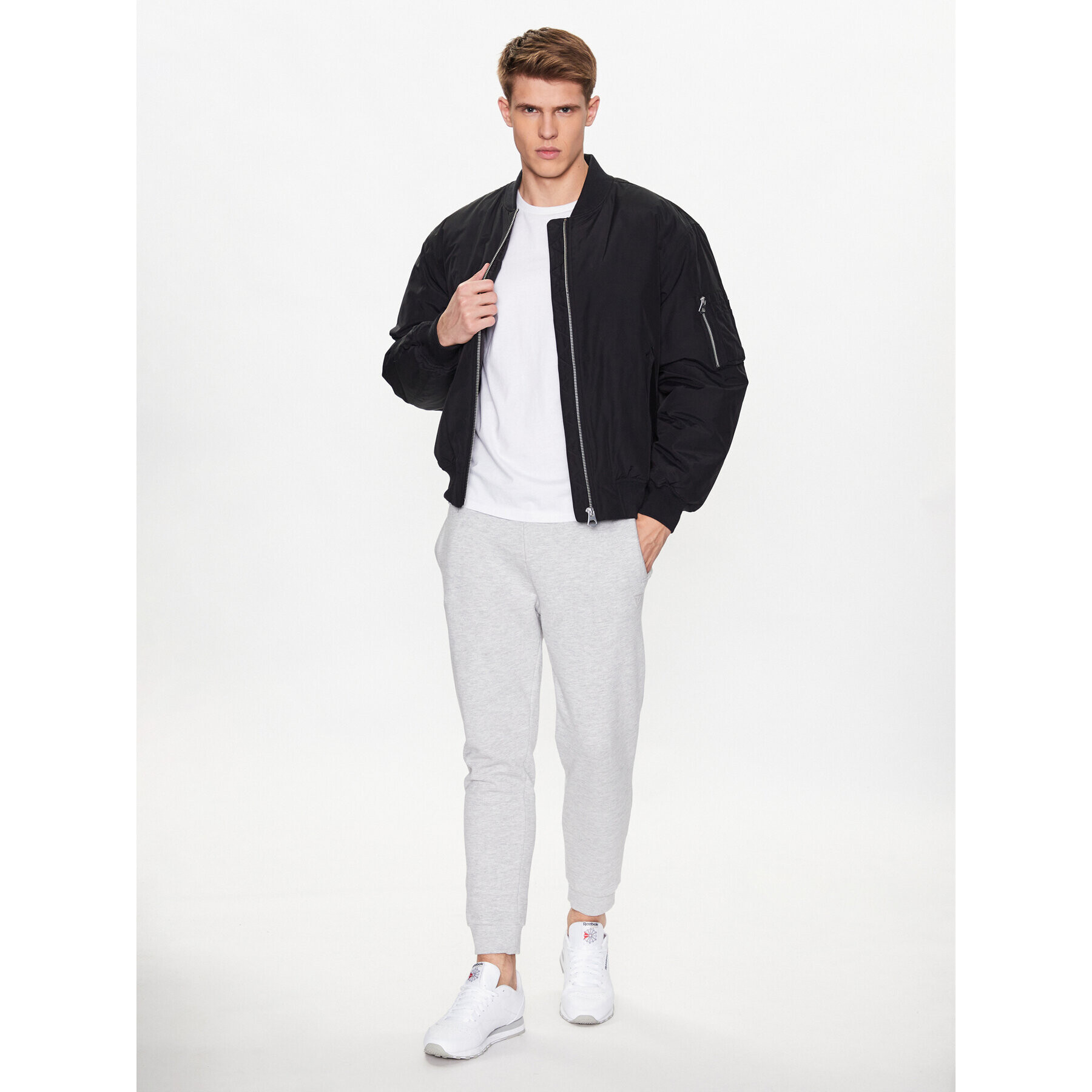 Outhorn Bundy bomber TJACM032 Čierna Relaxed Fit - Pepit.sk