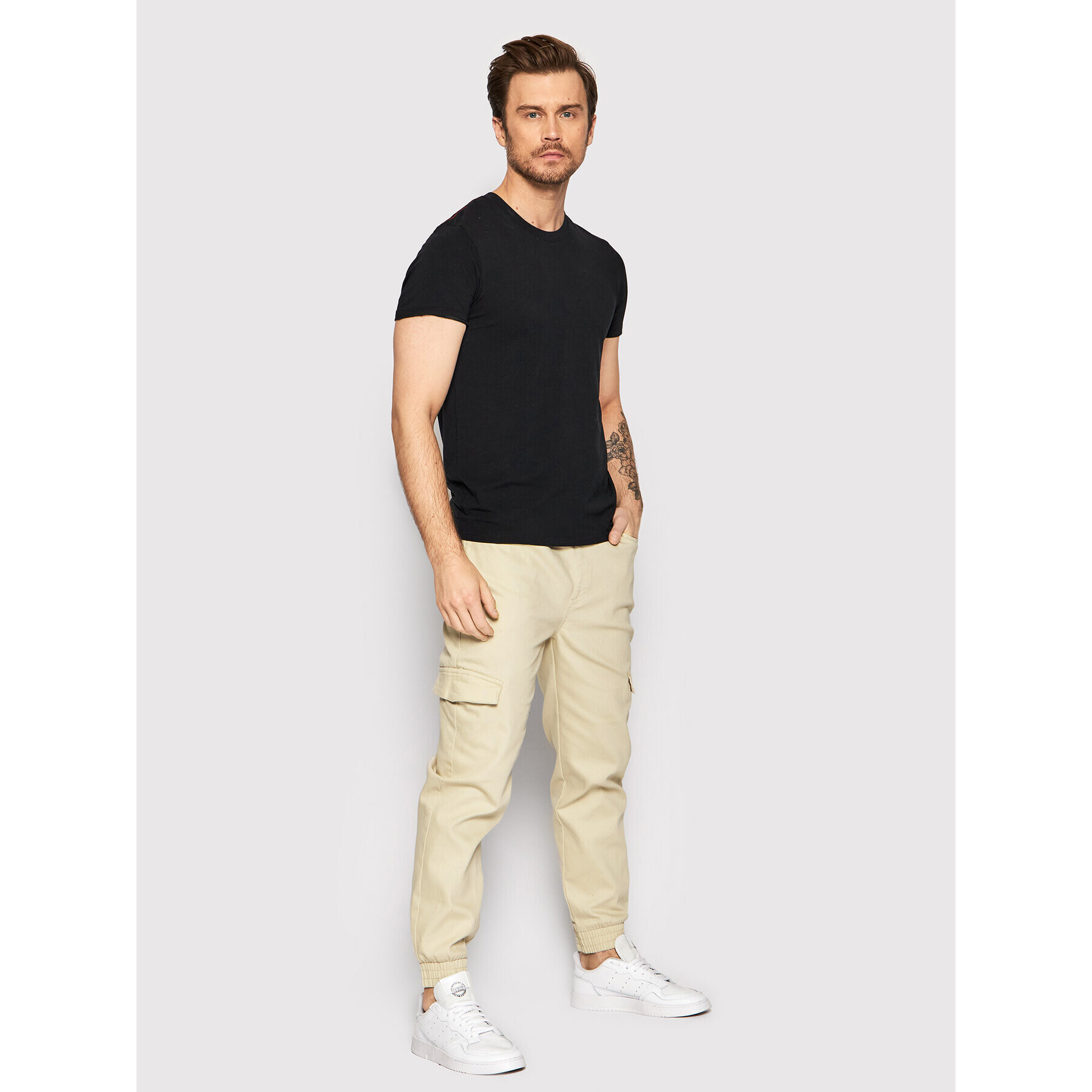 Outhorn Jogger nohavice SPMJ600 Béžová Relaxed Fit - Pepit.sk