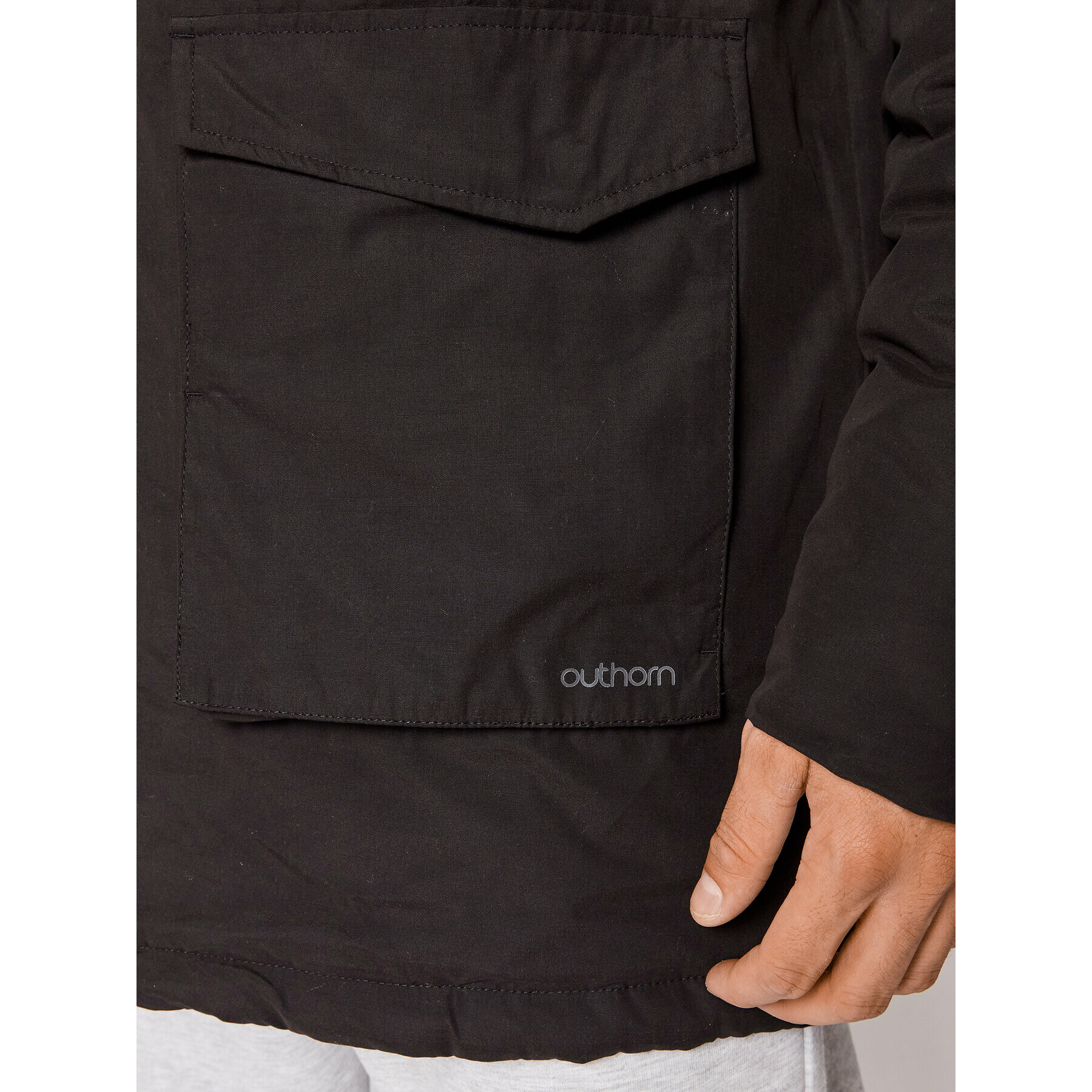 Outhorn Parka KUMC603 Čierna Regular Fit - Pepit.sk