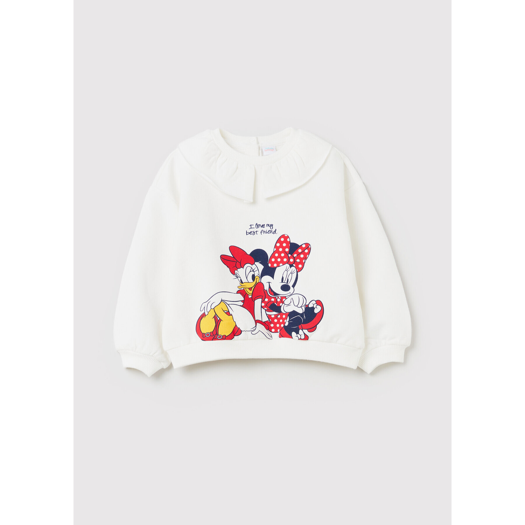 OVS Mikina MICKEY & FRIENDS 1349118 Biela Relaxed Fit - Pepit.sk