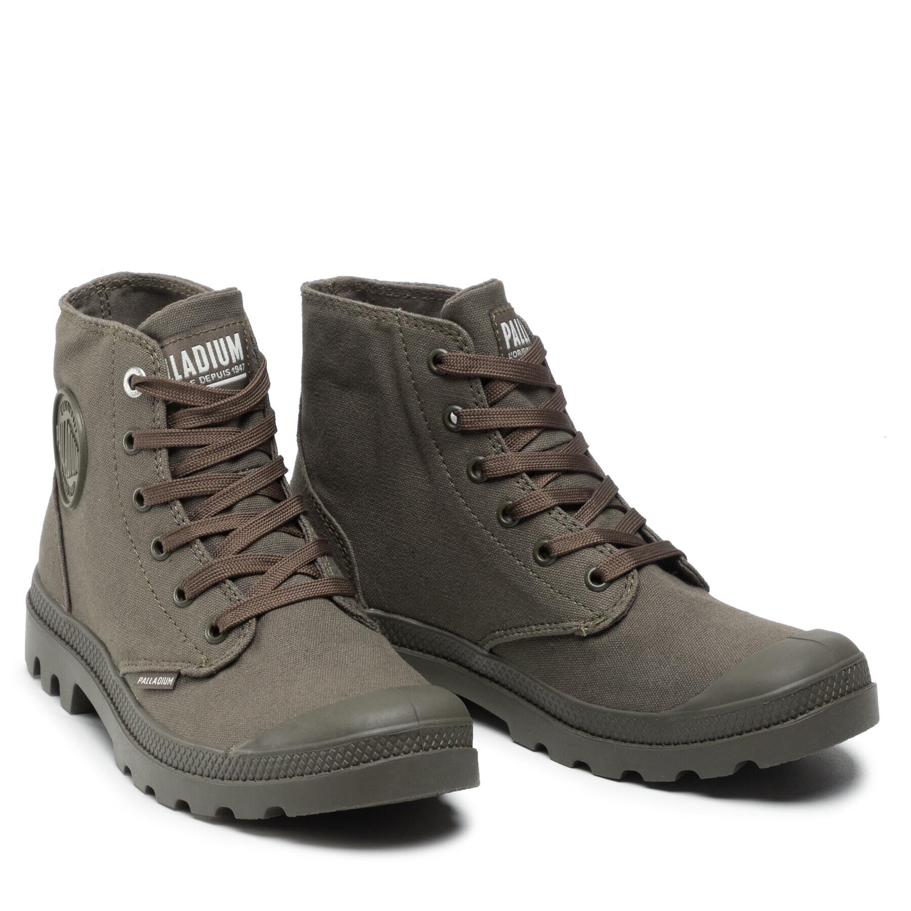 Palladium Outdoorová obuv Mono Chrome 73089-325-M Zelená - Pepit.sk