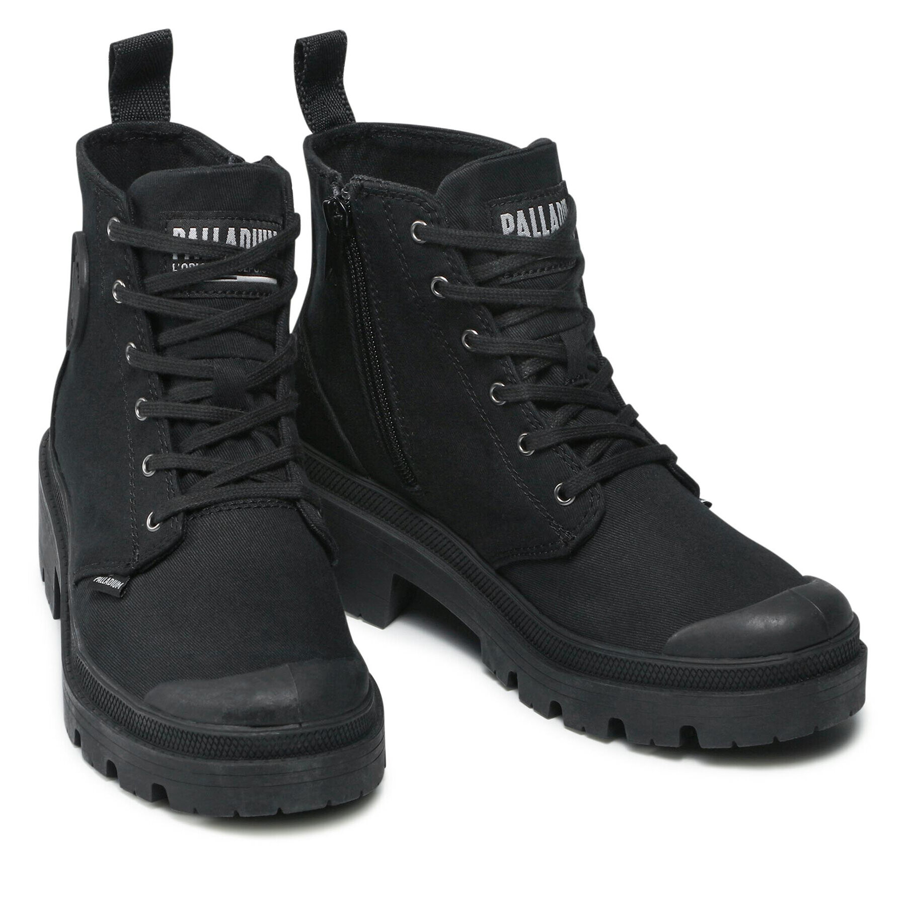 Palladium Outdoorová obuv Pallabase Twill 96907-008-M Čierna - Pepit.sk