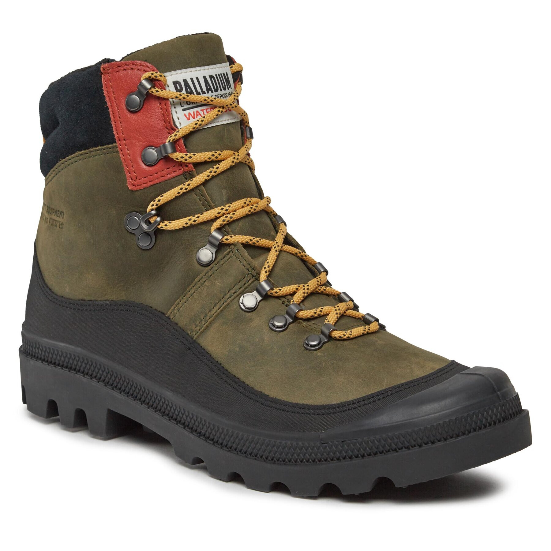 Palladium Outdoorová obuv Pallabrousse Hkr Wp+ 08840-325-M Kaki - Pepit.sk