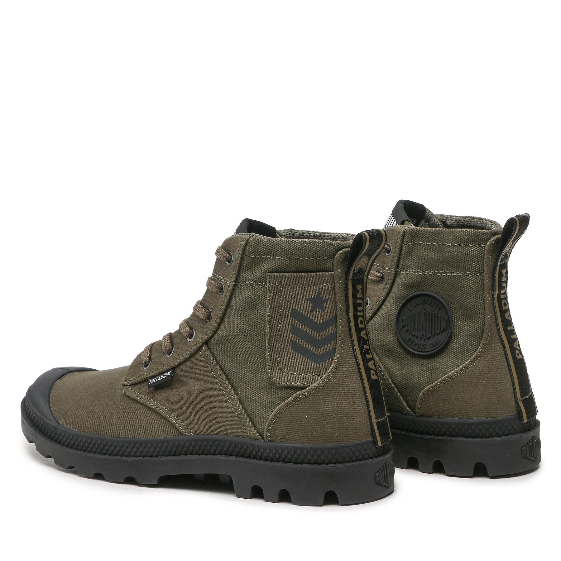 Palladium Outdoorová obuv Pampa Hi Army 78583-309-M Kaki - Pepit.sk