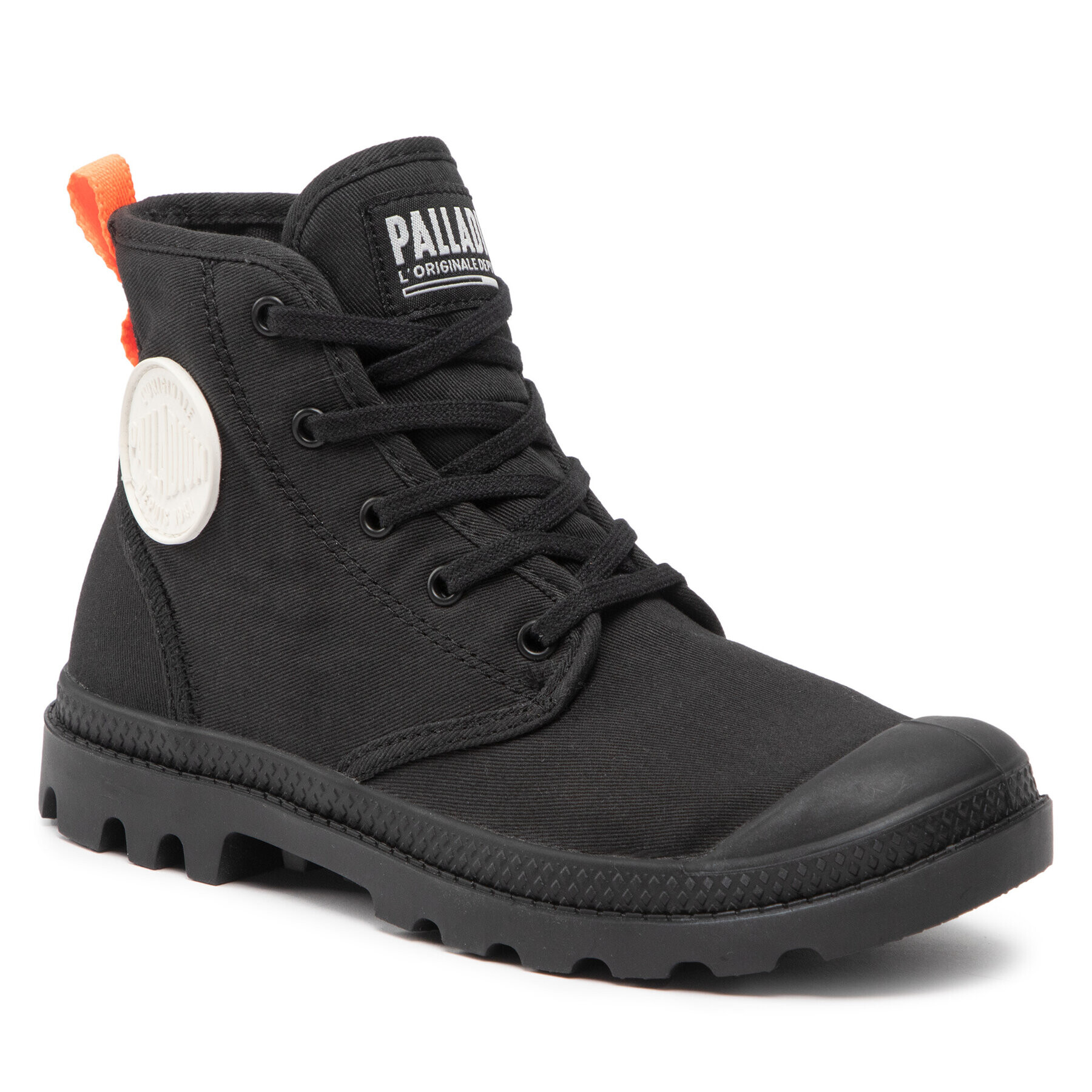 Palladium Outdoorová obuv Pampa Hi Twill 97074-008-M Čierna - Pepit.sk