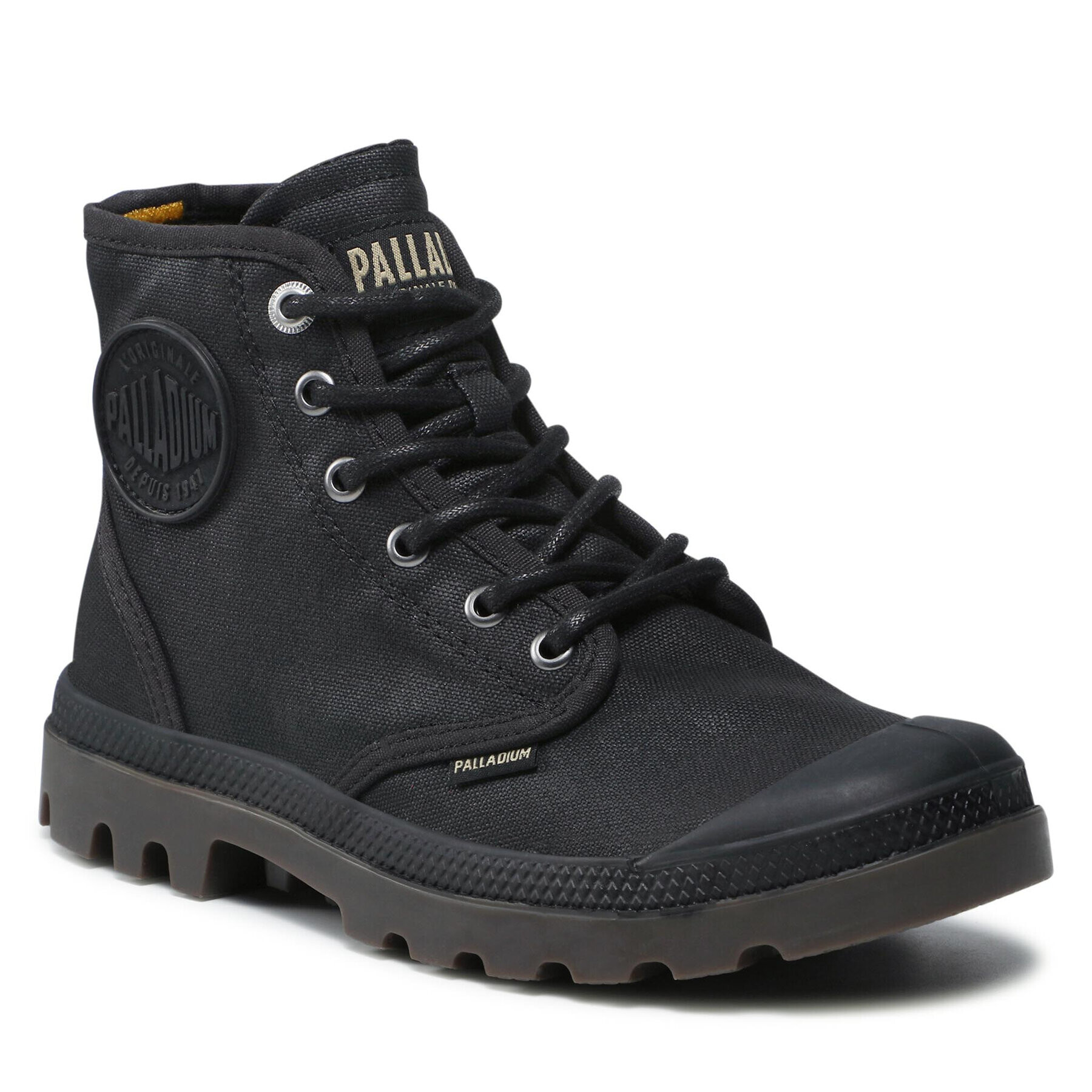 Palladium Outdoorová obuv Pampa Hi Wax U 77222-008-M Čierna - Pepit.sk