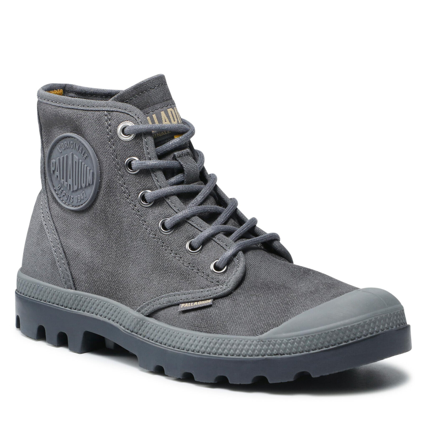 Palladium Outdoorová obuv Pampa Hi Wax U 77222-068-M Sivá - Pepit.sk