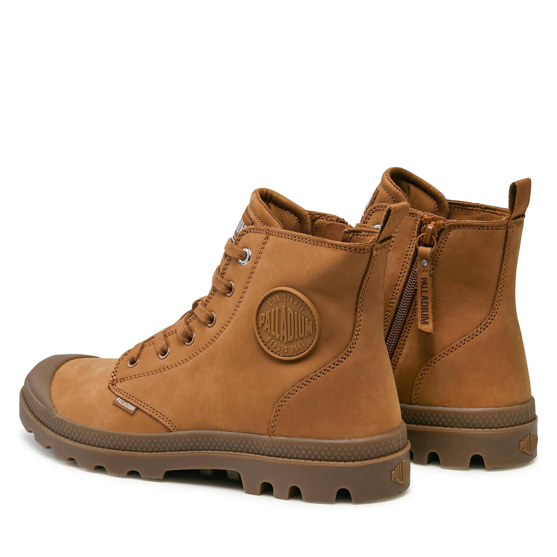 Palladium Outdoorová obuv Pampa Hi Zip 06440-237-M Hnedá - Pepit.sk