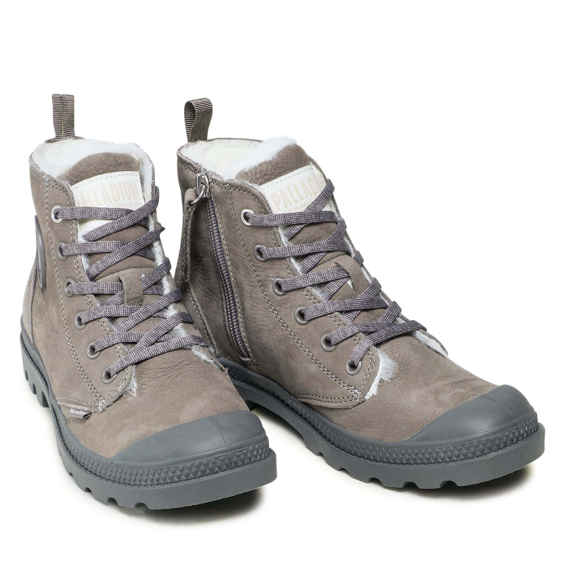 Palladium Outdoorová obuv Pampa Hi Zip Wl 95982-055-M Sivá - Pepit.sk