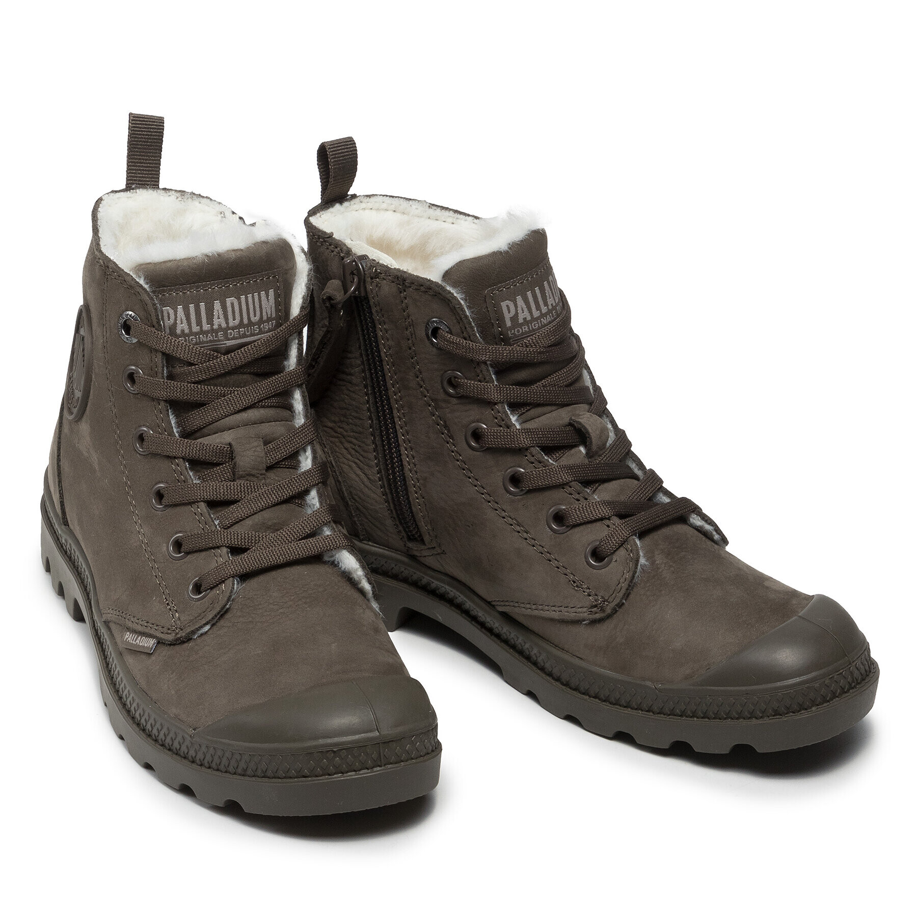 Palladium Outdoorová obuv Pampa Hi Zip Wl 95982-213-M Zelená - Pepit.sk