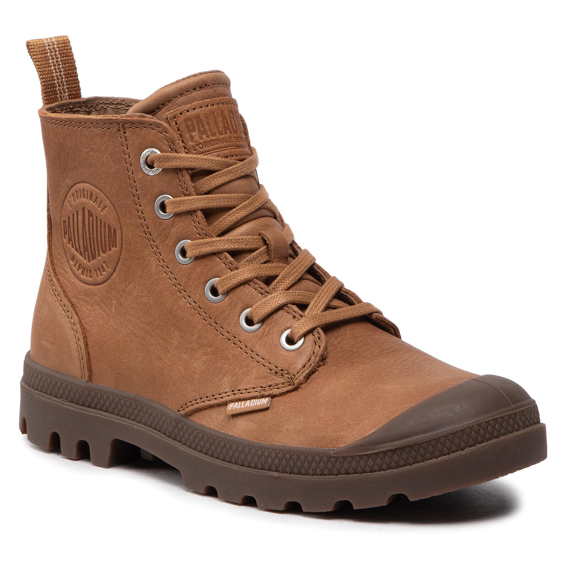 Palladium Outdoorová obuv Pampa Zip Lth Ess 76888-252-M Hnedá - Pepit.sk