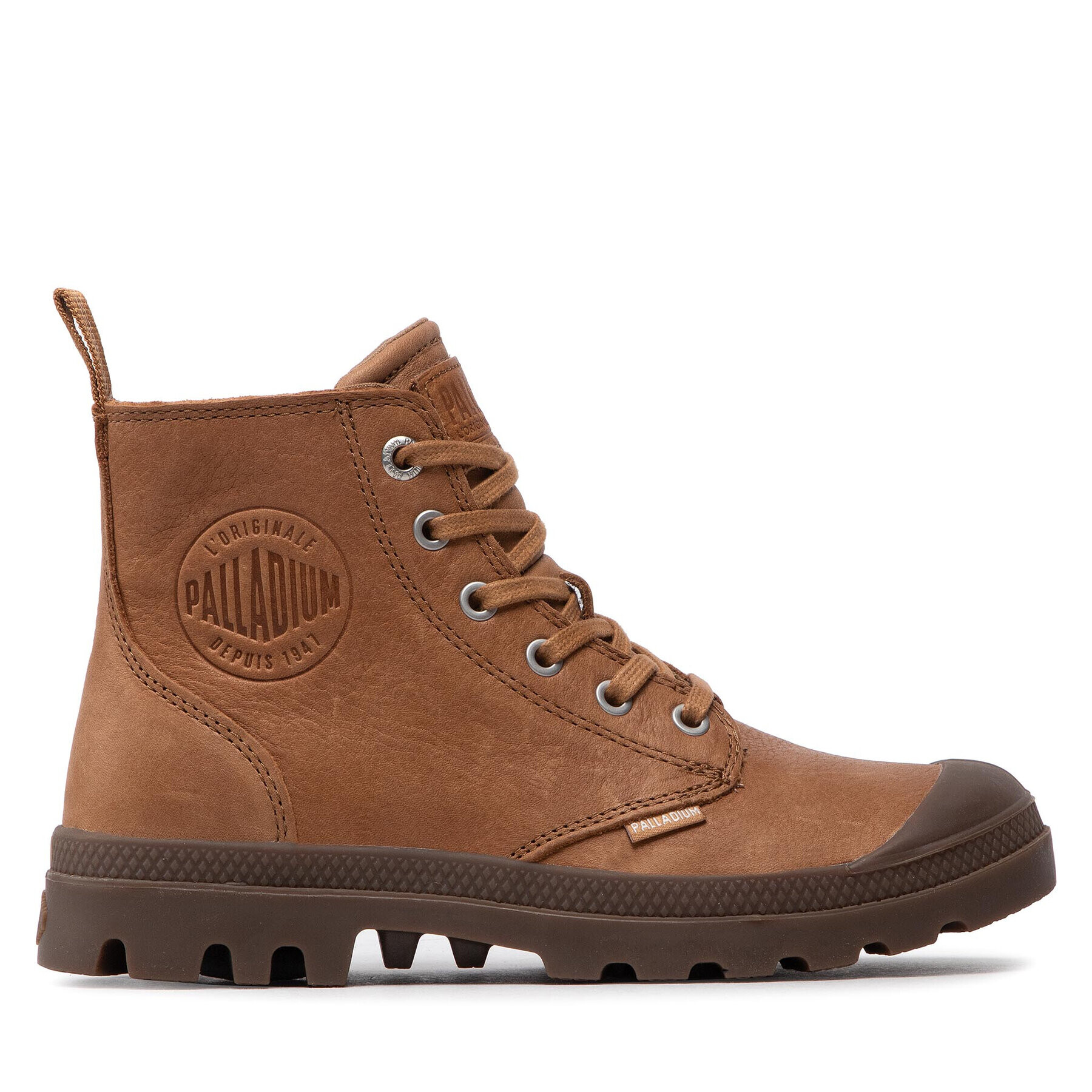 Palladium Outdoorová obuv Pampa Zip Lth Ess 76888-252-M Hnedá - Pepit.sk