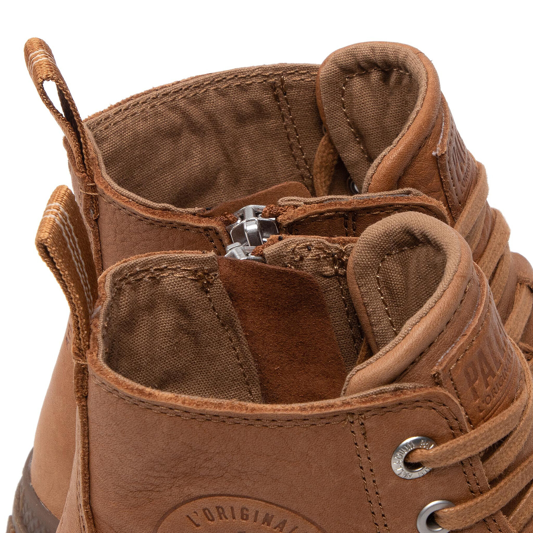 Palladium Outdoorová obuv Pampa Zip Lth Ess 76888-252-M Hnedá - Pepit.sk