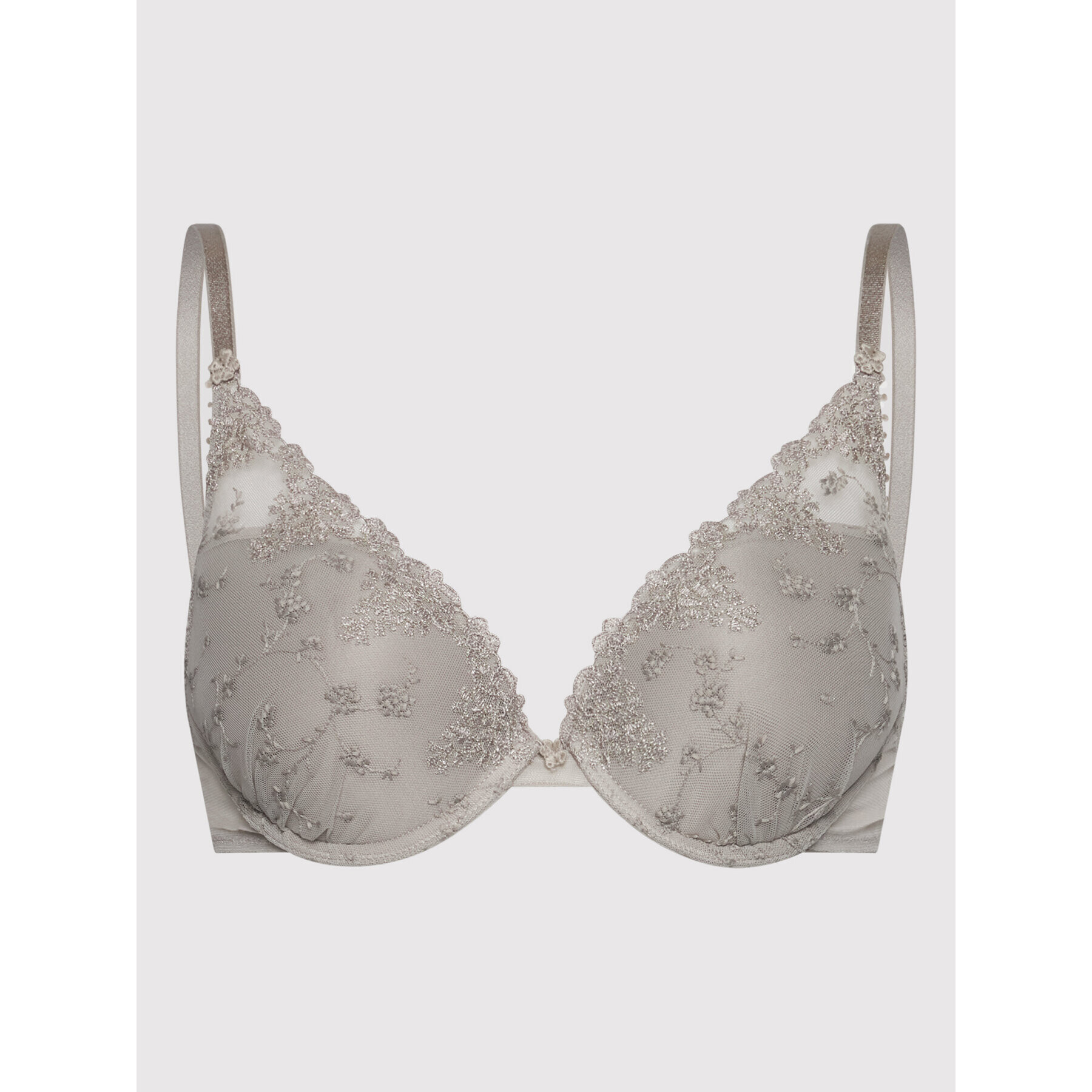 Passionata by Chantelle Podprsenka Push-up White Nights P40690 Sivá - Pepit.sk