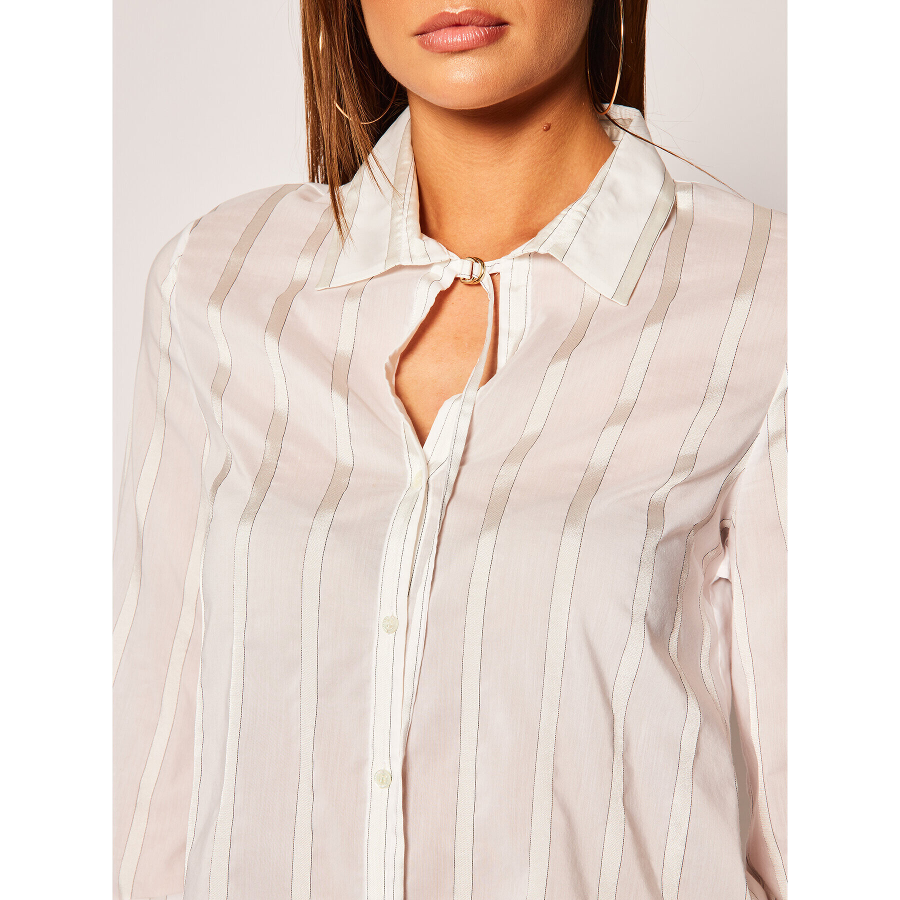 Patrizia Pepe Košeľa Camicia/Shirt 2C1127/A3ZC-X2IN Biela Regular Fit - Pepit.sk