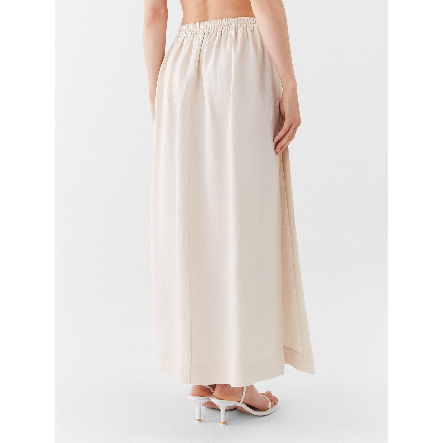 Patrizia Pepe Maxi sukňa 2G0905/A052-W347 Écru Regular Fit - Pepit.sk