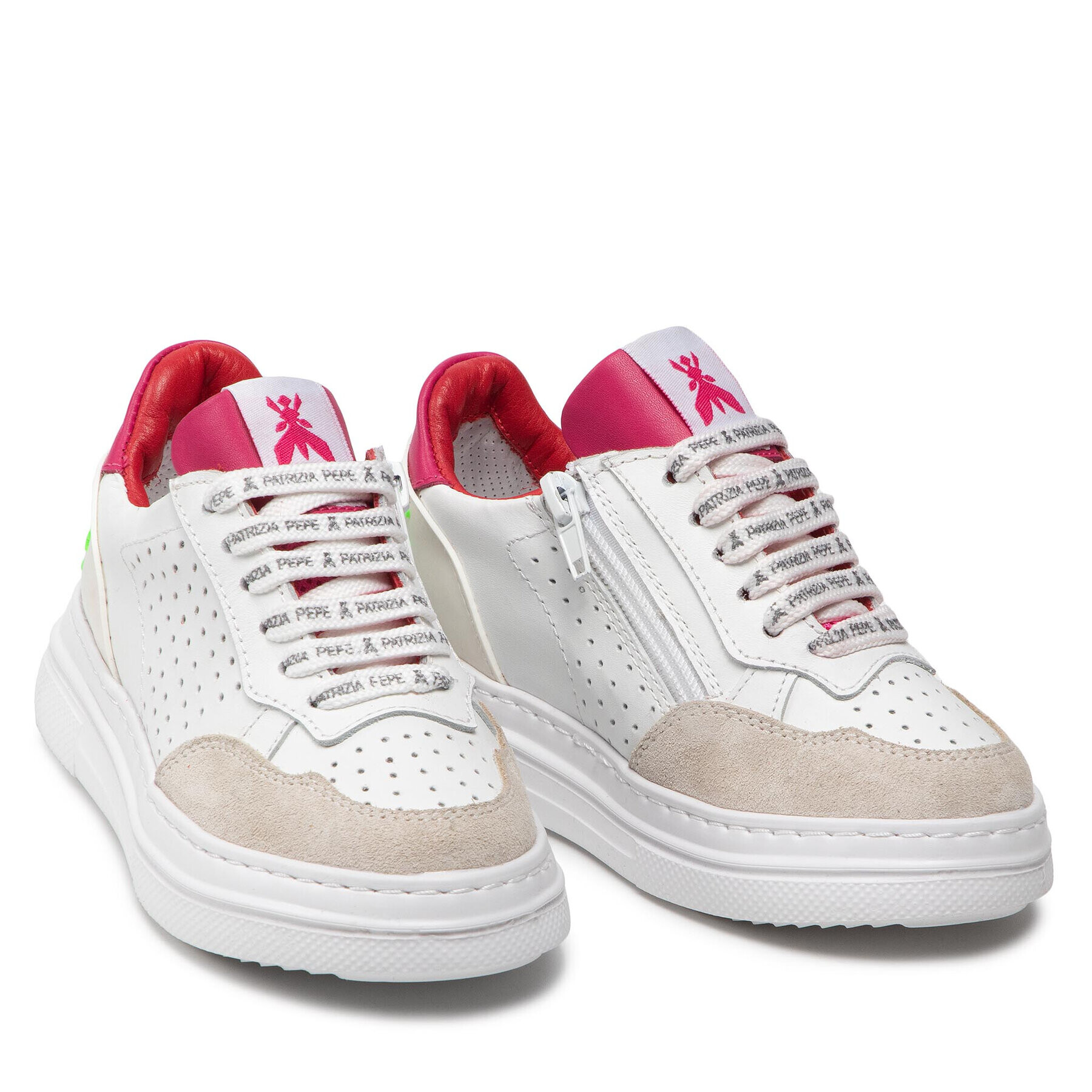 Patrizia Pepe Sneakersy PJ112.02 Biela - Pepit.sk