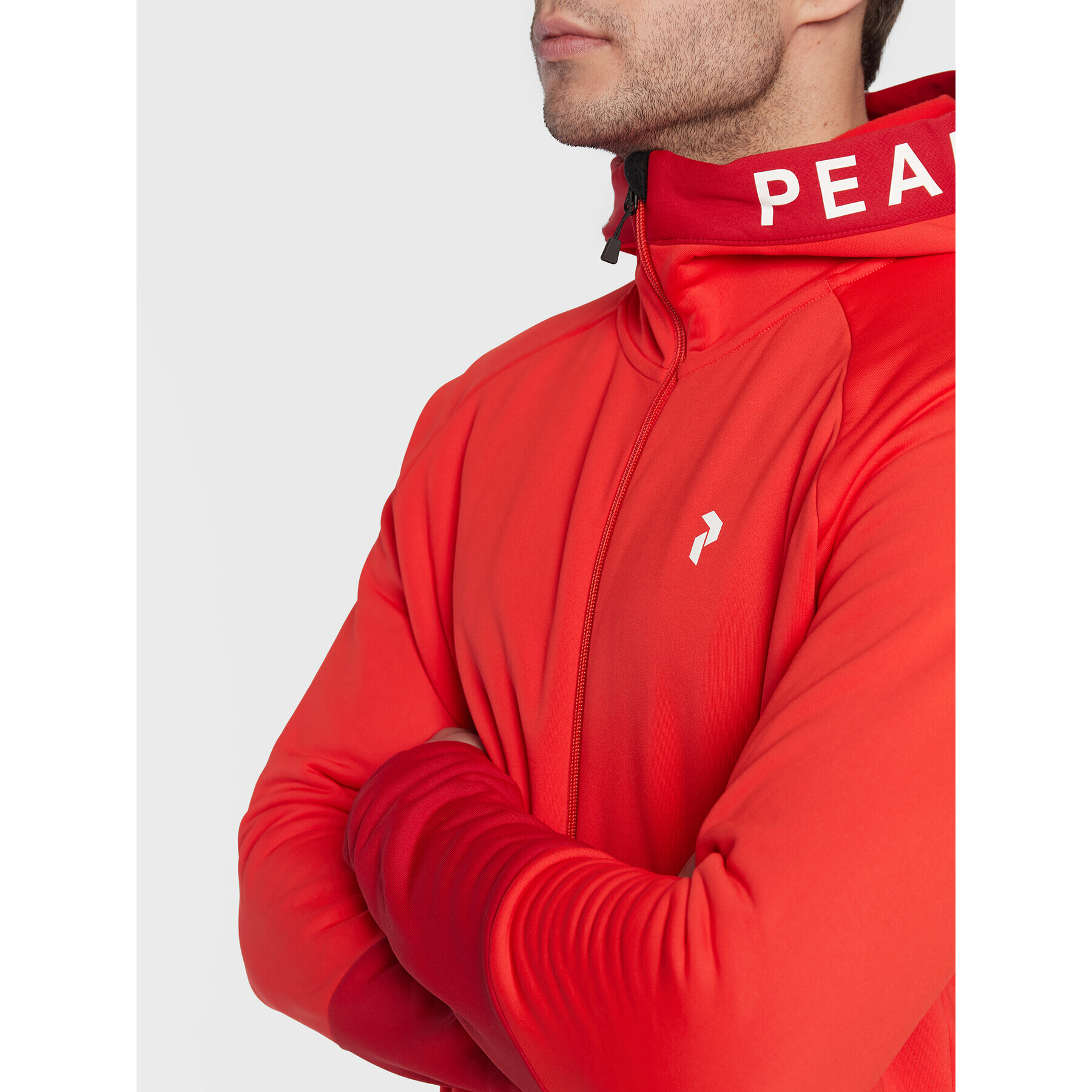 Peak Performance Funkčná mikina Rider G78833010 Červená Regular Fit - Pepit.sk