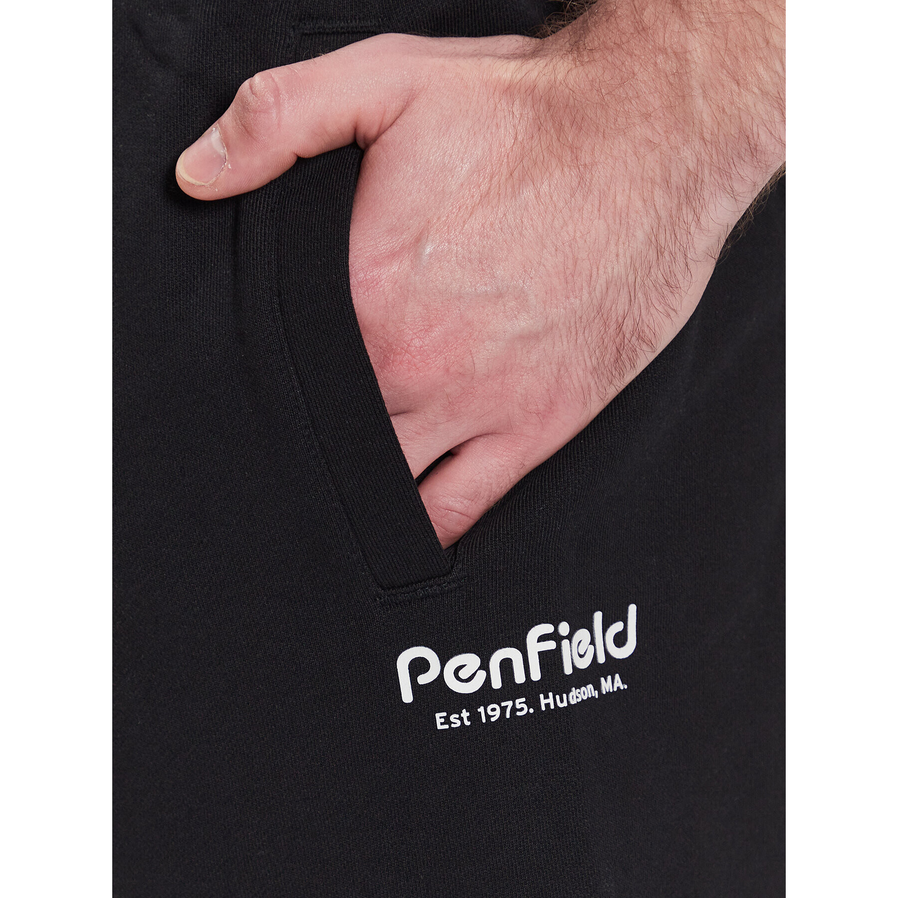 Penfield Športové kraťasy PFD0361 Čierna Regular Fit - Pepit.sk