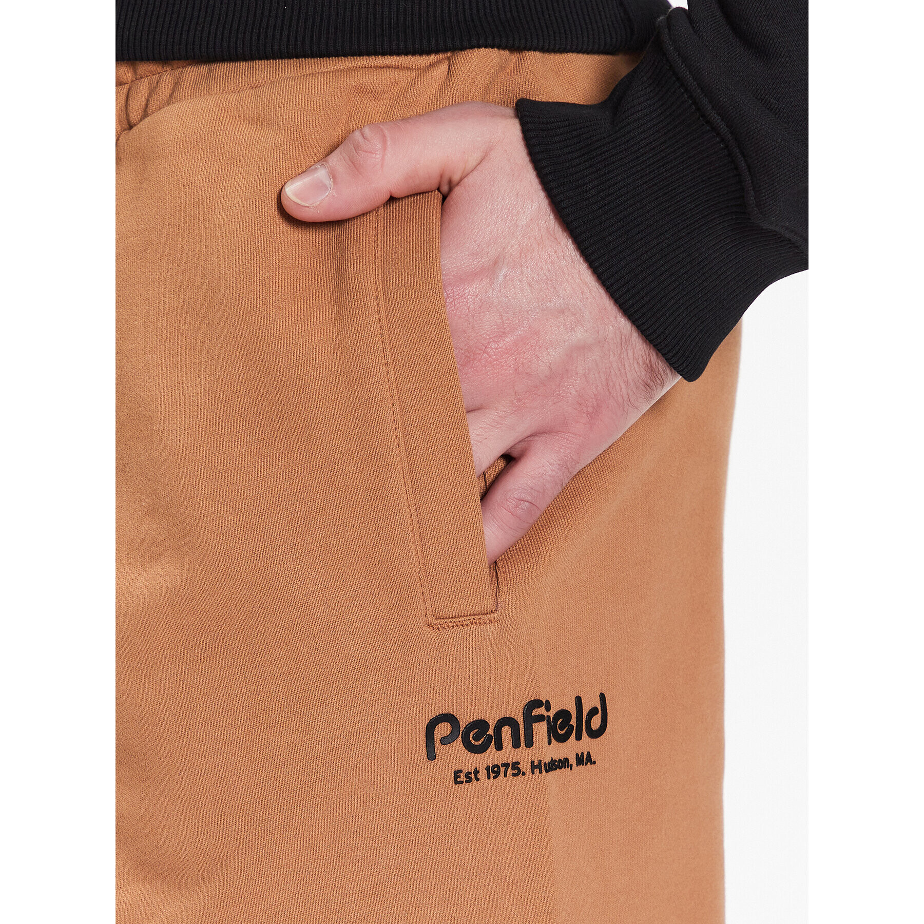 Penfield Športové kraťasy PFD0361 Hnedá Regular Fit - Pepit.sk