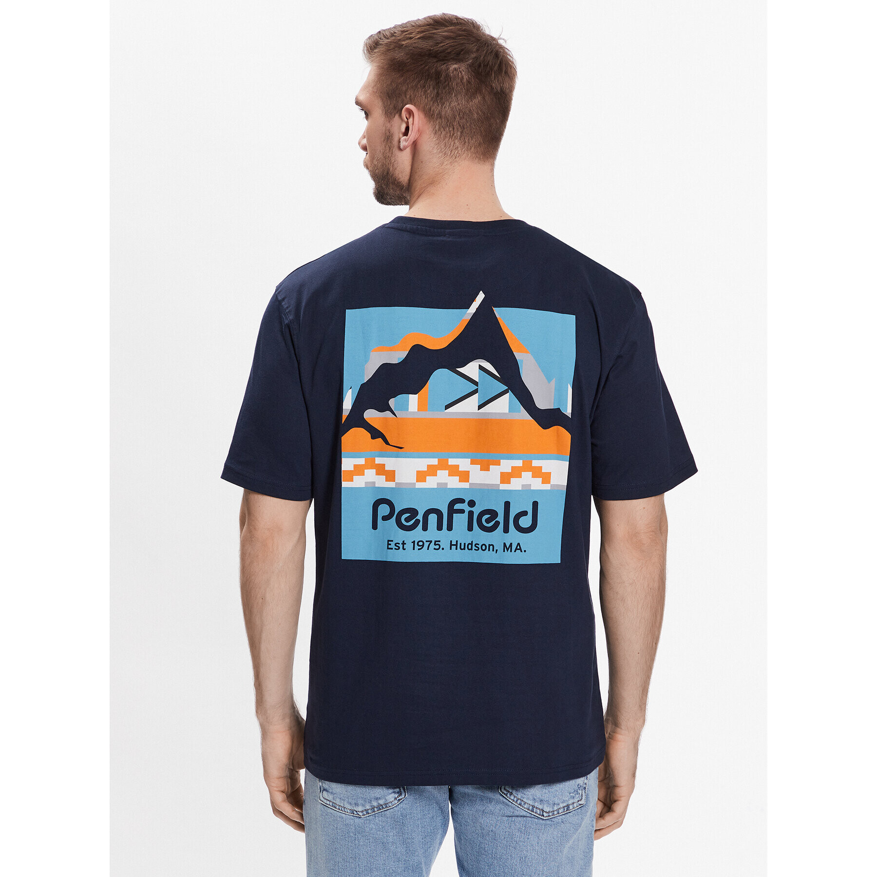 Penfield Tričko PFD0338 Tmavomodrá Regular Fit - Pepit.sk