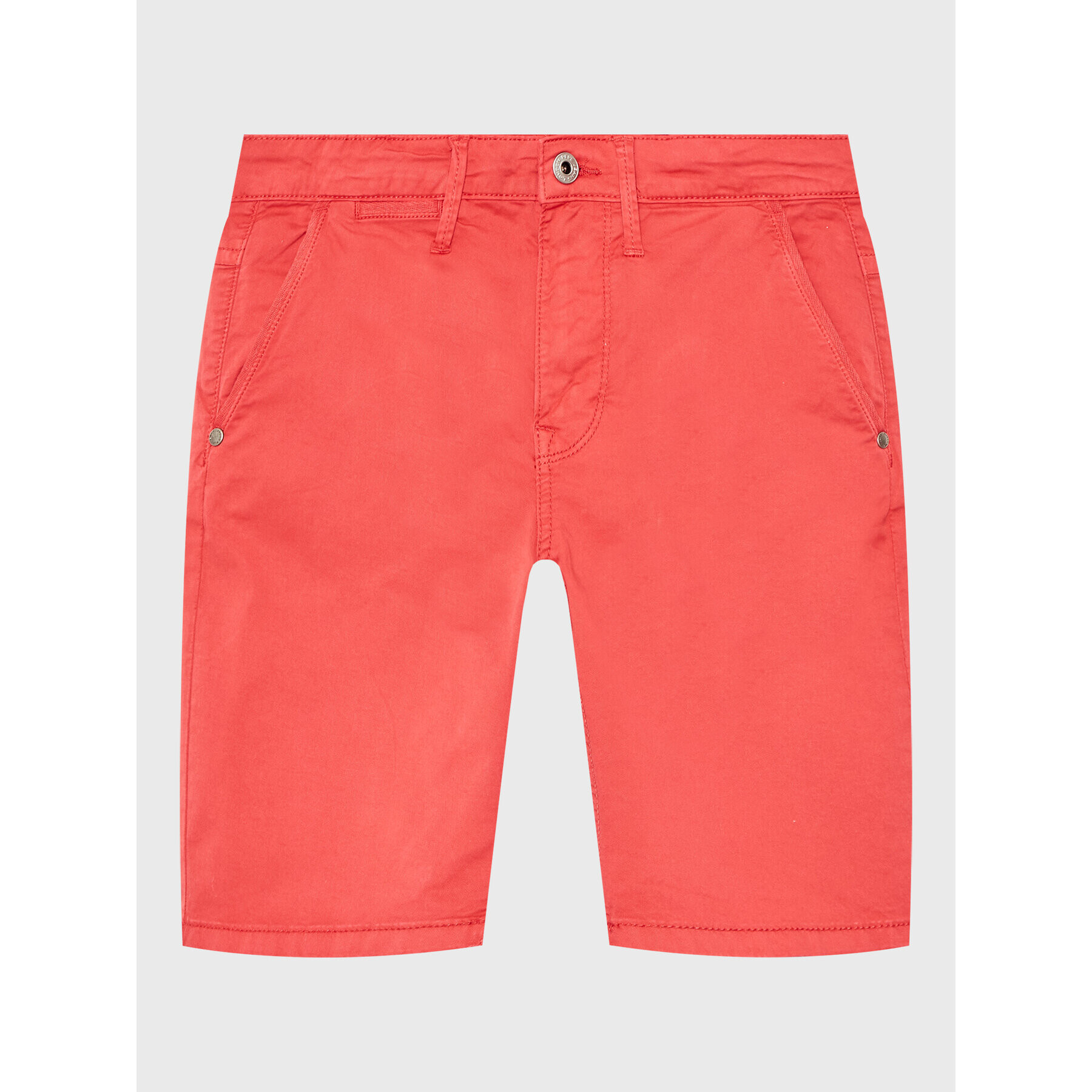 Pepe Jeans Bavlnené šortky Blueburn Short PB800726C75 Červená Regular Fit - Pepit.sk