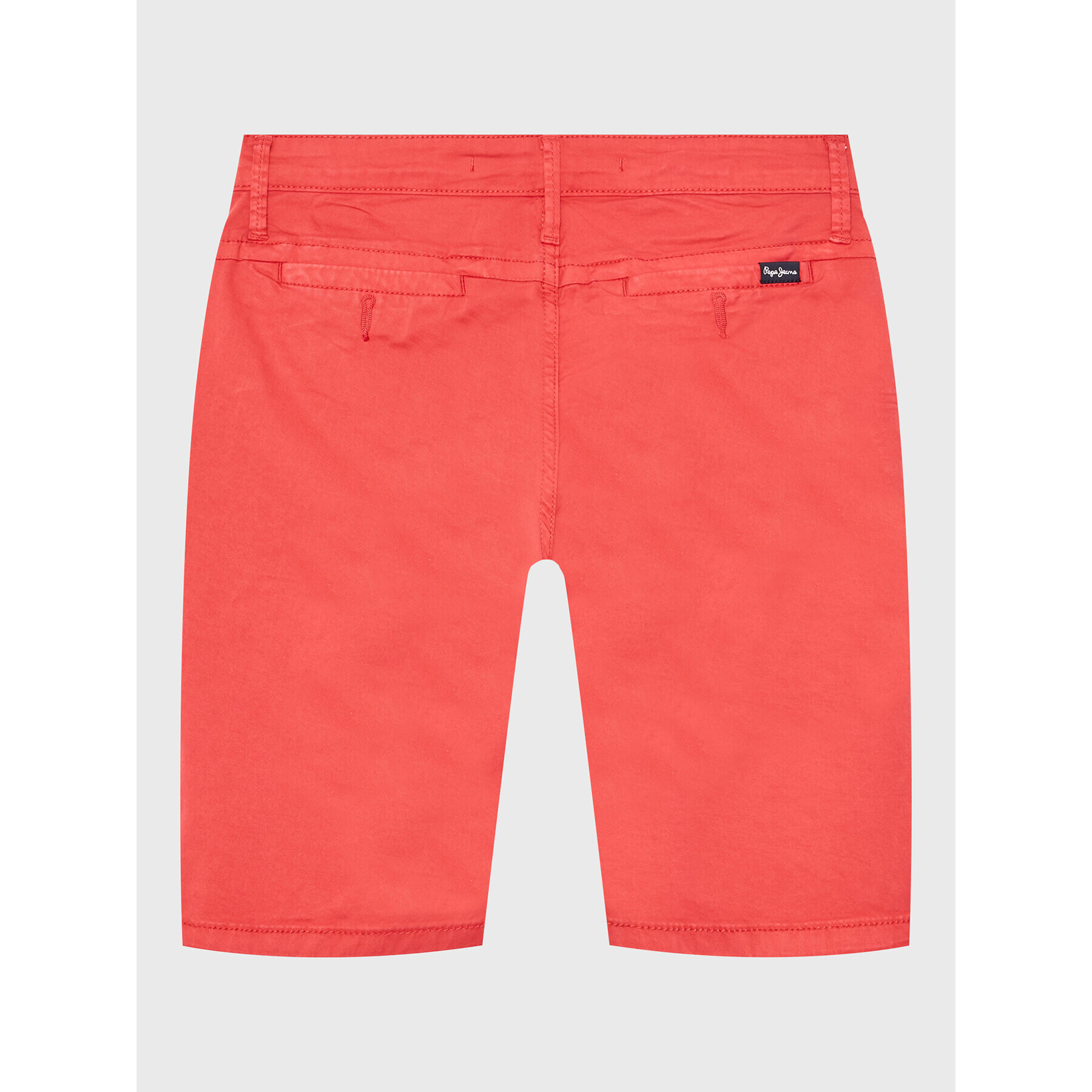 Pepe Jeans Bavlnené šortky Blueburn Short PB800726C75 Červená Regular Fit - Pepit.sk