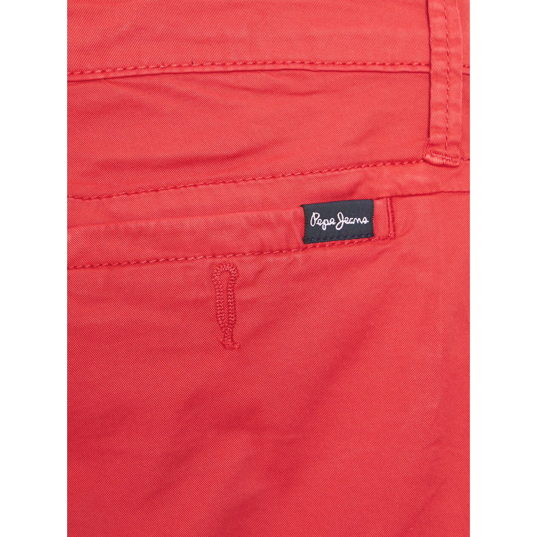 Pepe Jeans Bavlnené šortky Blueburn Short PB800726C75 Červená Regular Fit - Pepit.sk