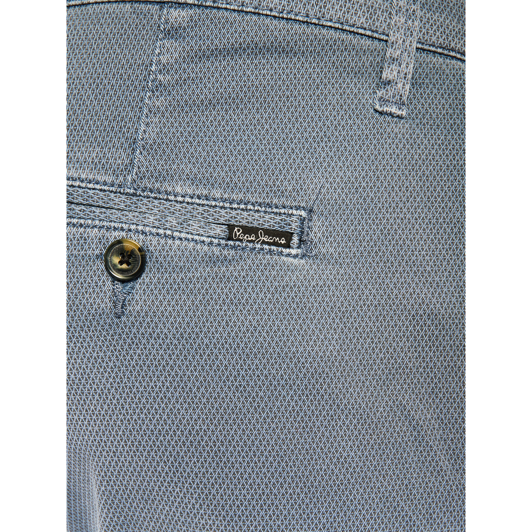 Pepe Jeans Bavlnené šortky Charly Minimal PM800773 Modrá Slim Fit - Pepit.sk