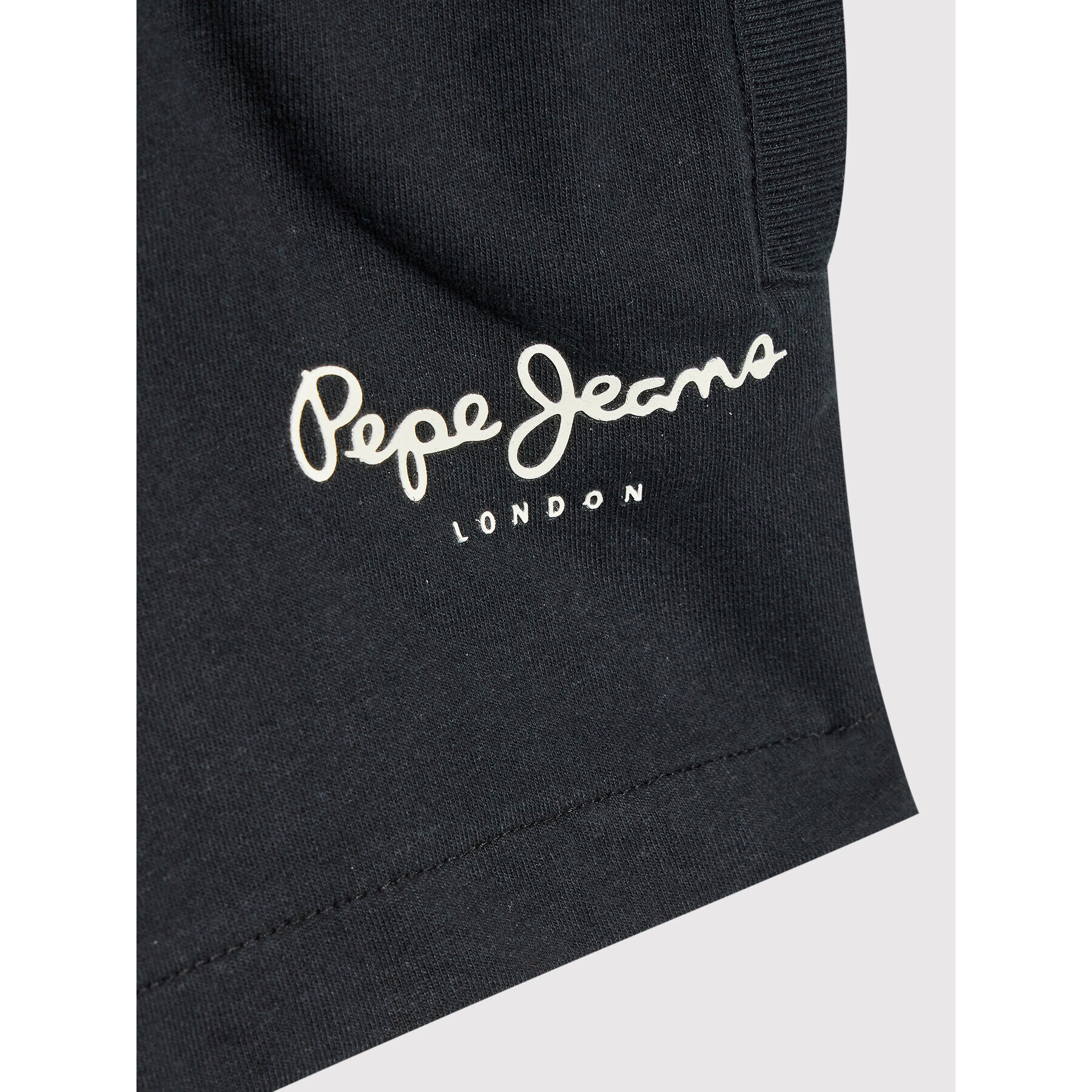 Pepe Jeans Bavlnené šortky Georgie PB800685 Čierna Regular Fit - Pepit.sk