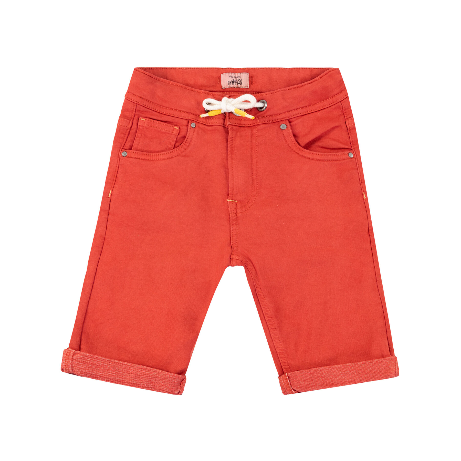 Pepe Jeans Bavlnené šortky Joe PB800498 Oranžová Regular Fit - Pepit.sk