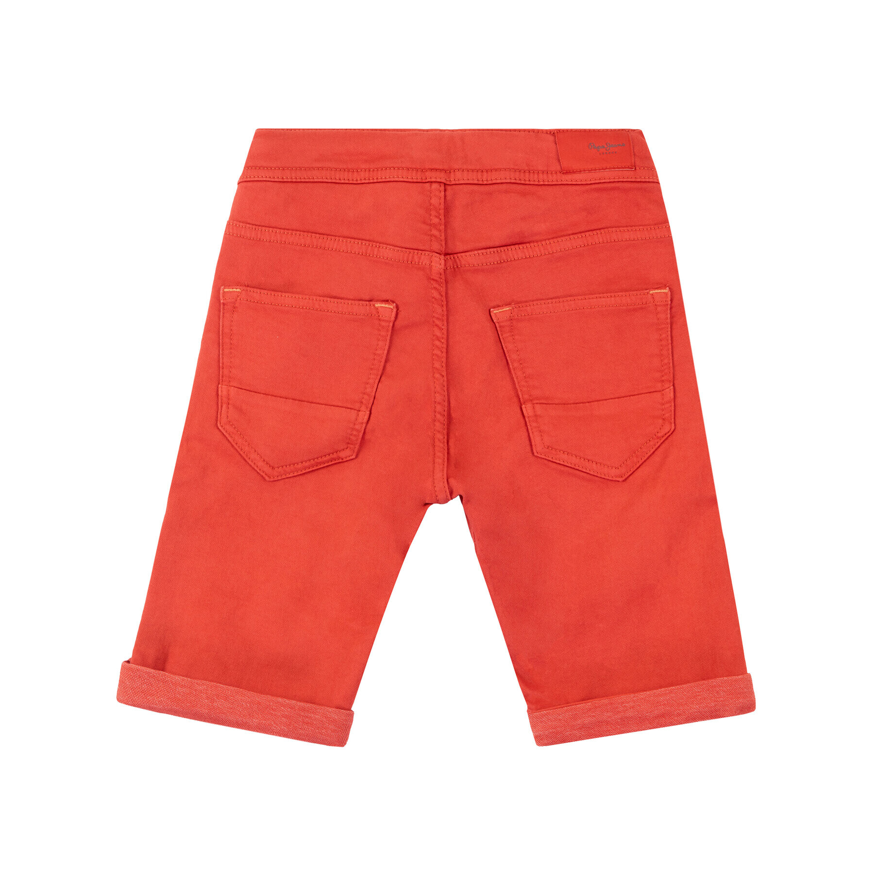 Pepe Jeans Bavlnené šortky Joe PB800498 Oranžová Regular Fit - Pepit.sk