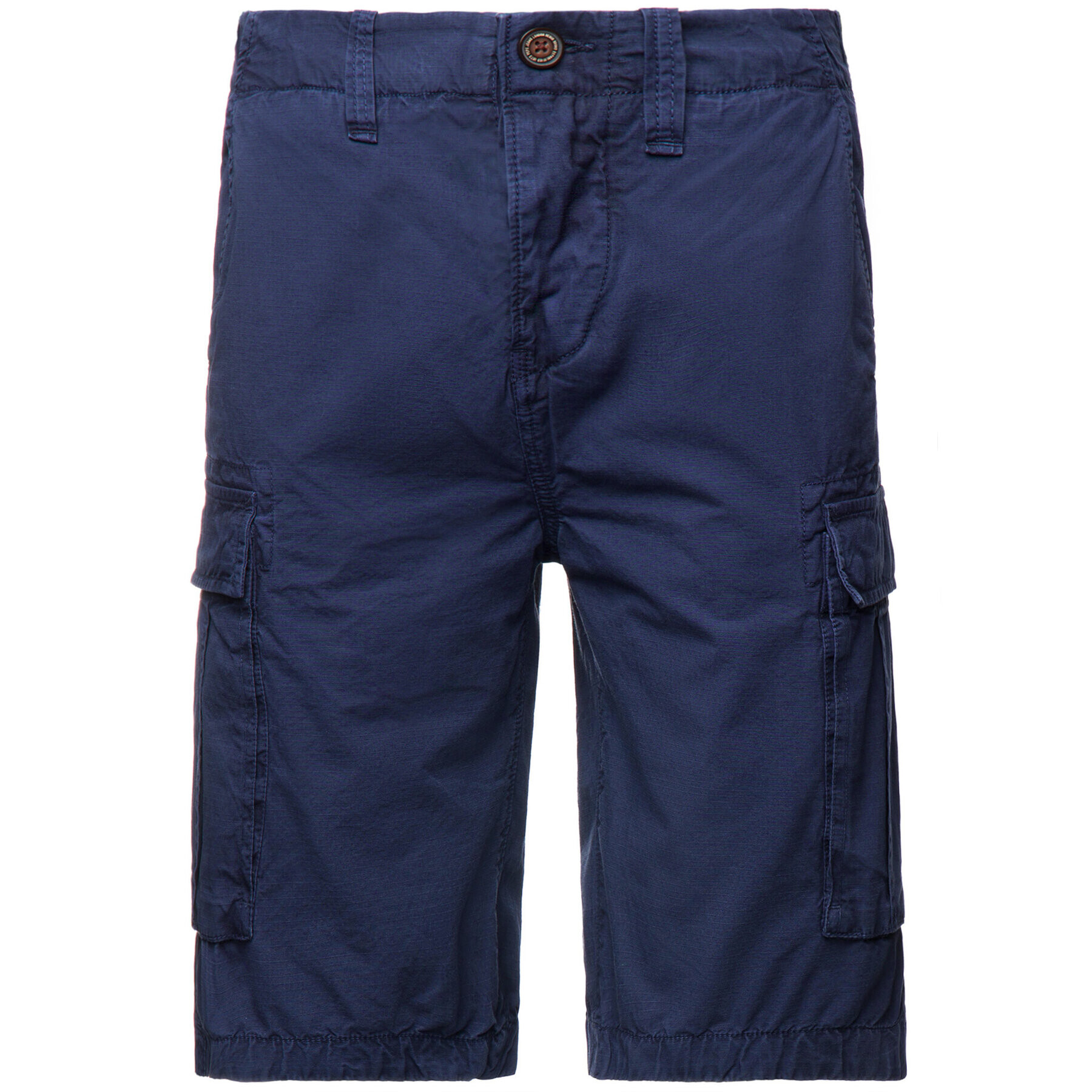 Pepe Jeans Bavlnené šortky PM800722 Tmavomodrá Regular Fit - Pepit.sk