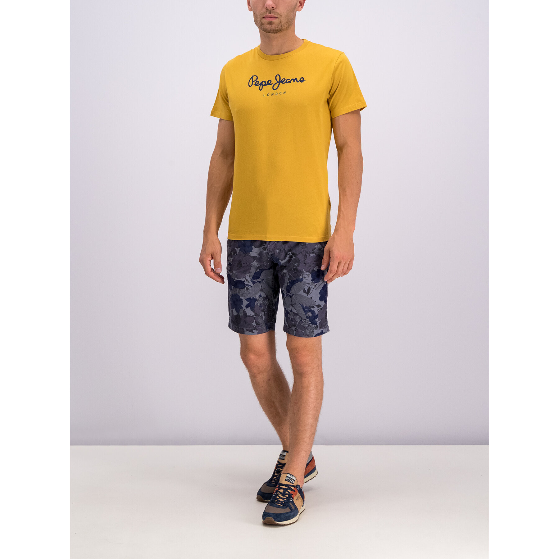 Pepe Jeans Bavlnené šortky PM800741 Sivá Slim Fit - Pepit.sk