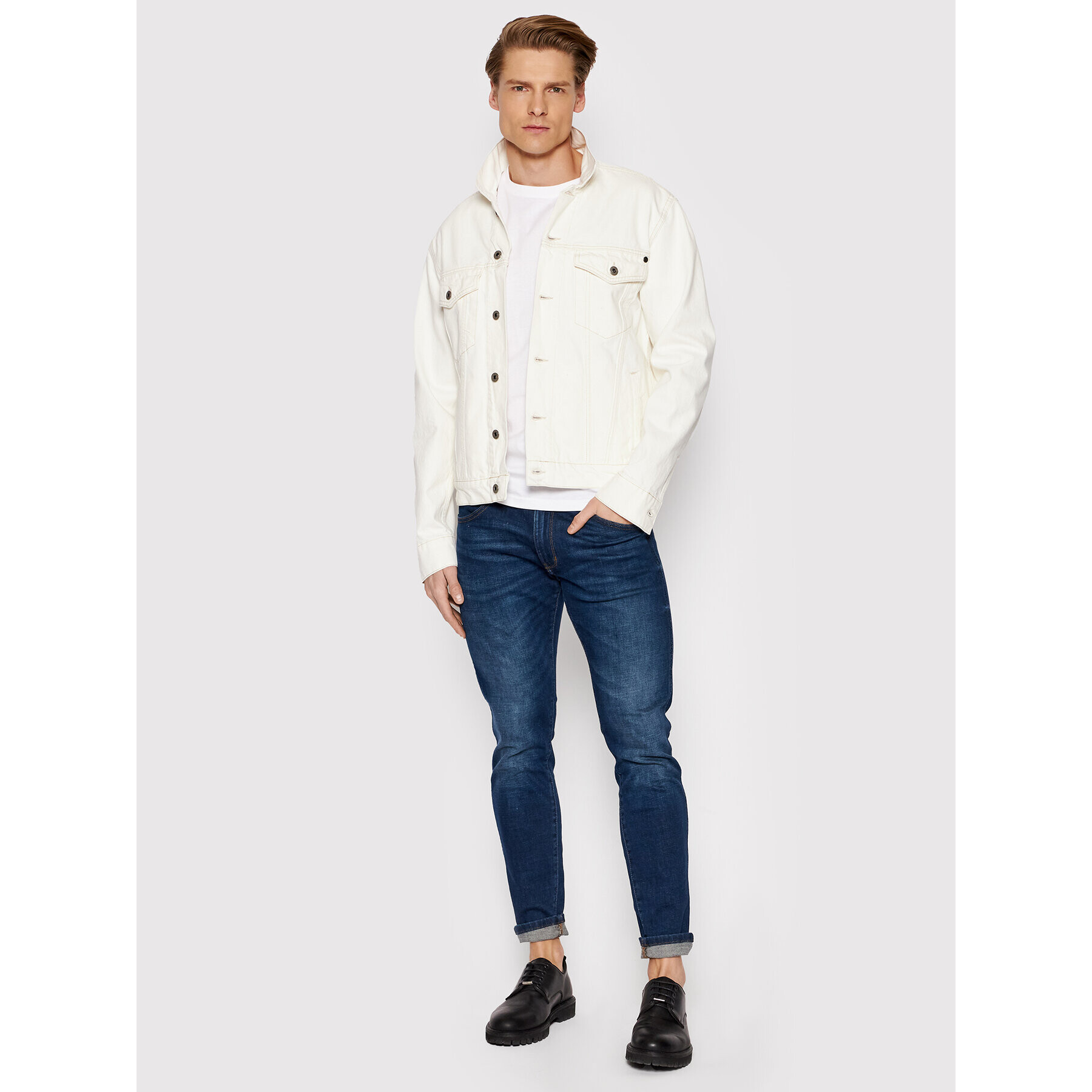 Pepe Jeans Džínsová bunda Pinner PM402465 Béžová Regular Fit - Pepit.sk