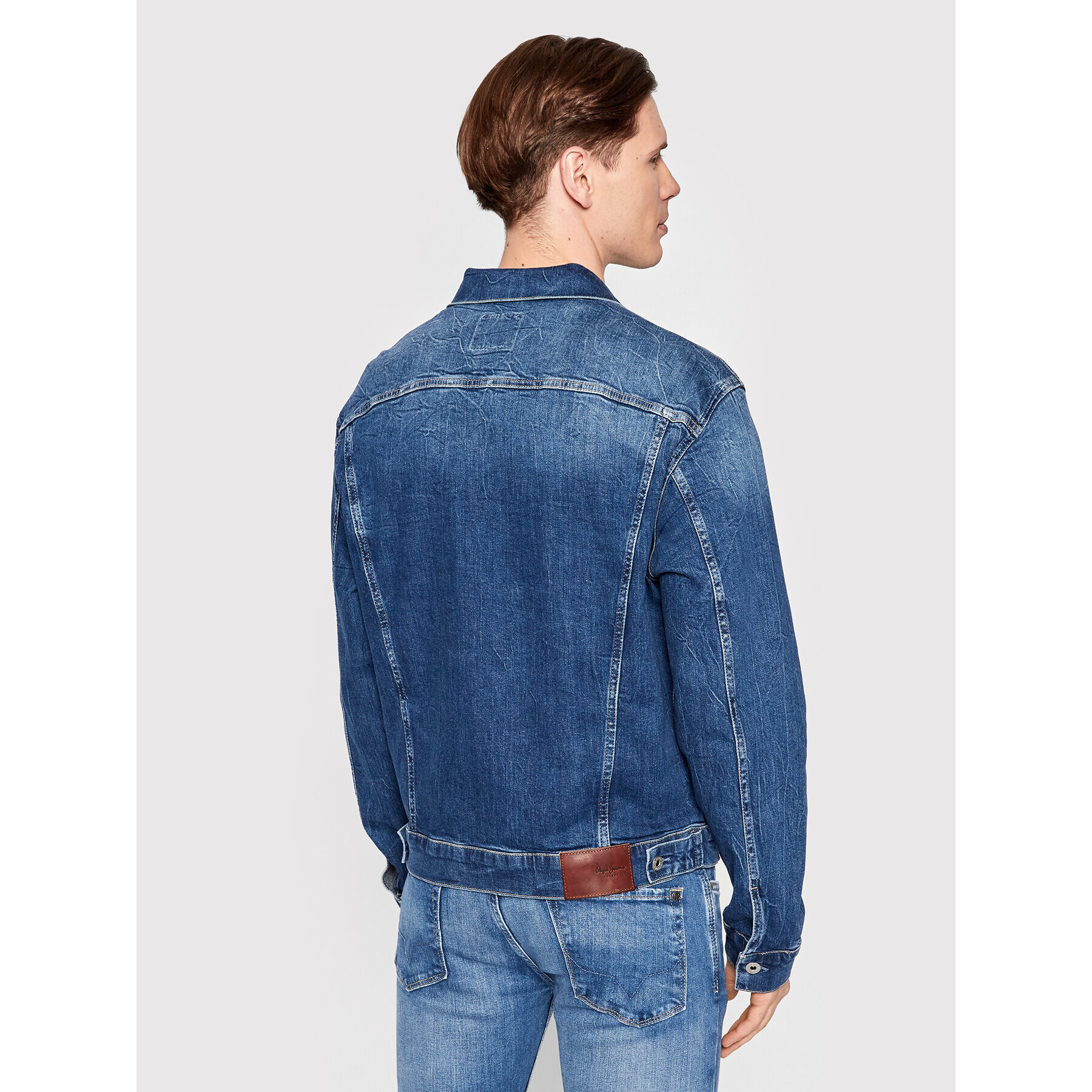 Pepe Jeans Džínsová bunda Pinner PM402465 Tmavomodrá Regular Fit - Pepit.sk