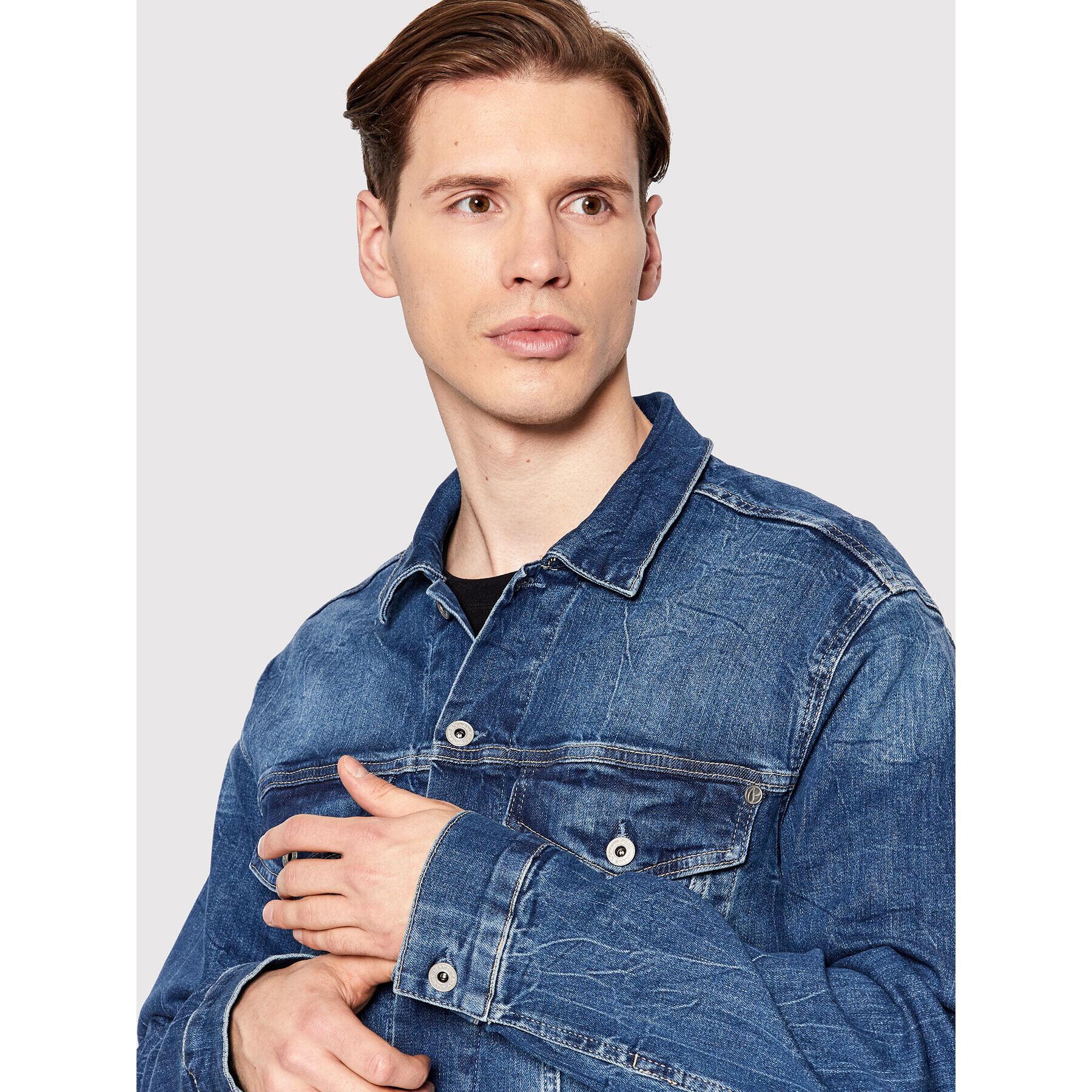 Pepe Jeans Džínsová bunda Pinner PM402465 Tmavomodrá Regular Fit - Pepit.sk