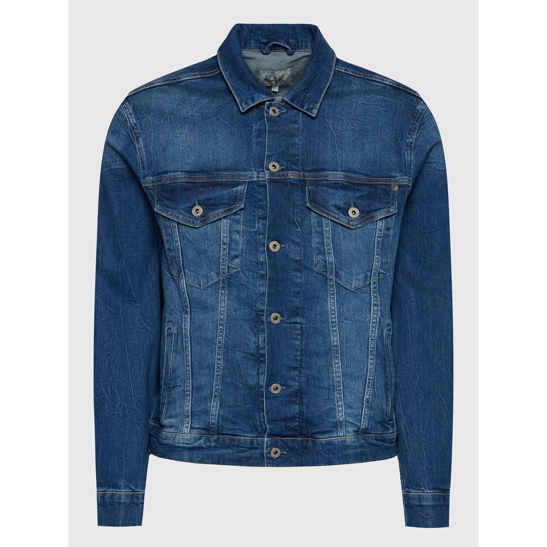 Pepe Jeans Džínsová bunda Pinner PM402465 Tmavomodrá Regular Fit - Pepit.sk