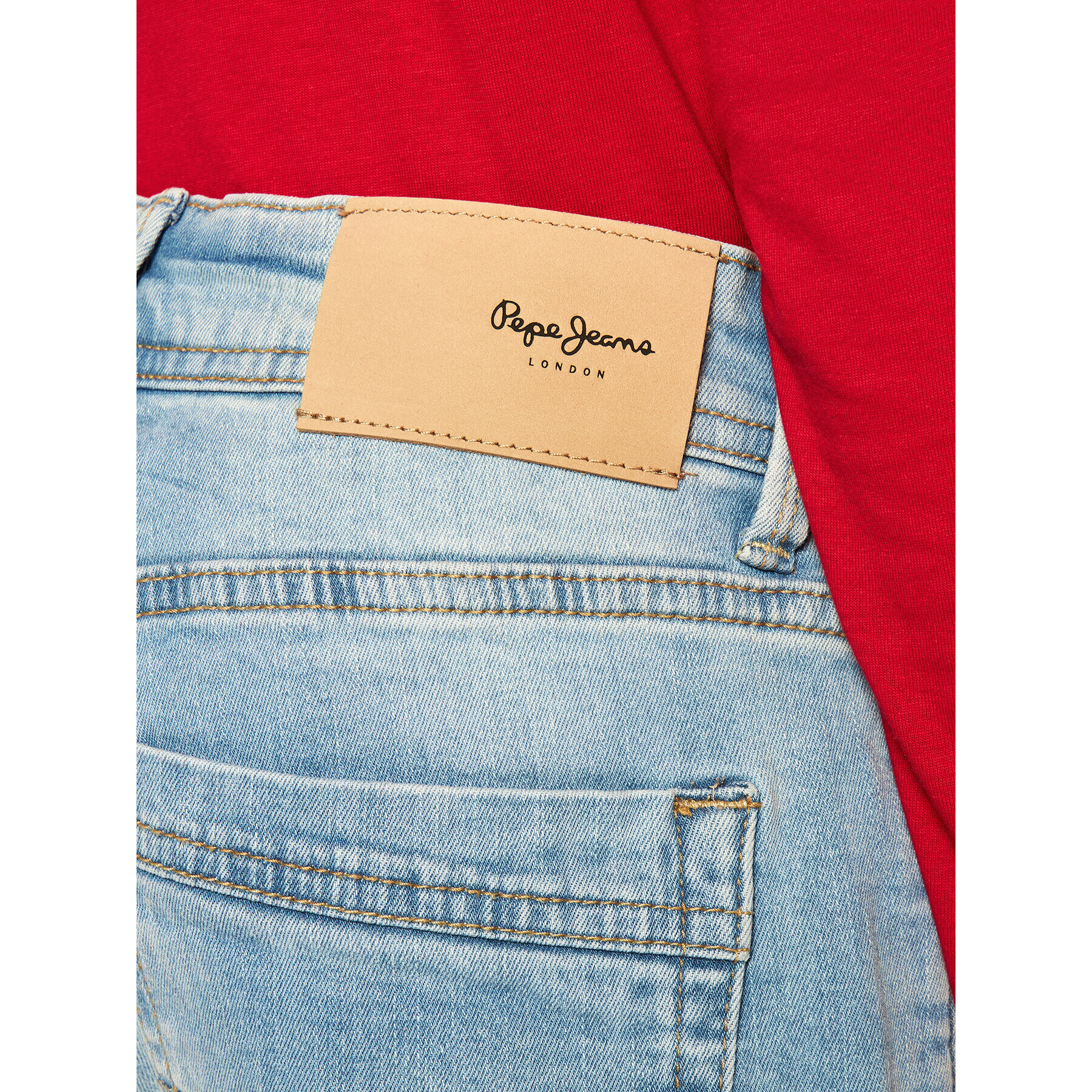 Pepe Jeans Džínsové šortky Becket PB800134 Modrá Slim Fit - Pepit.sk