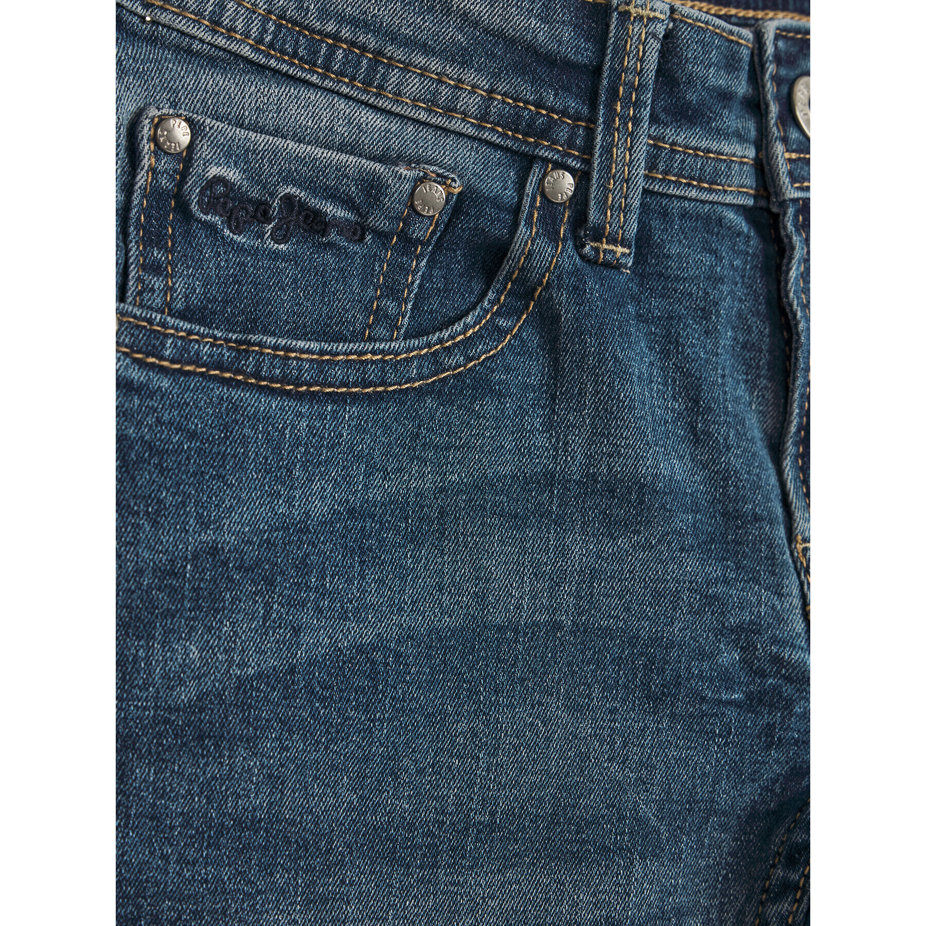 Pepe Jeans Džínsové šortky Becket PB800134 Tmavomodrá Slim Fit - Pepit.sk