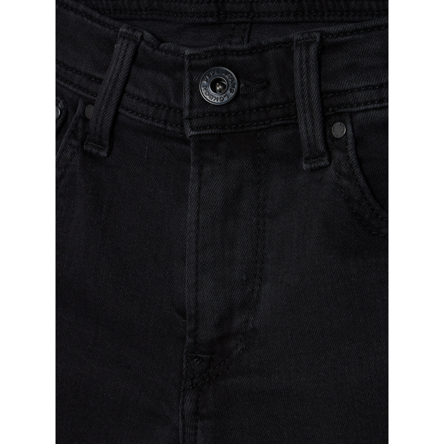 Pepe Jeans Džínsové šortky Becket PB800692 Čierna Slim Fit - Pepit.sk