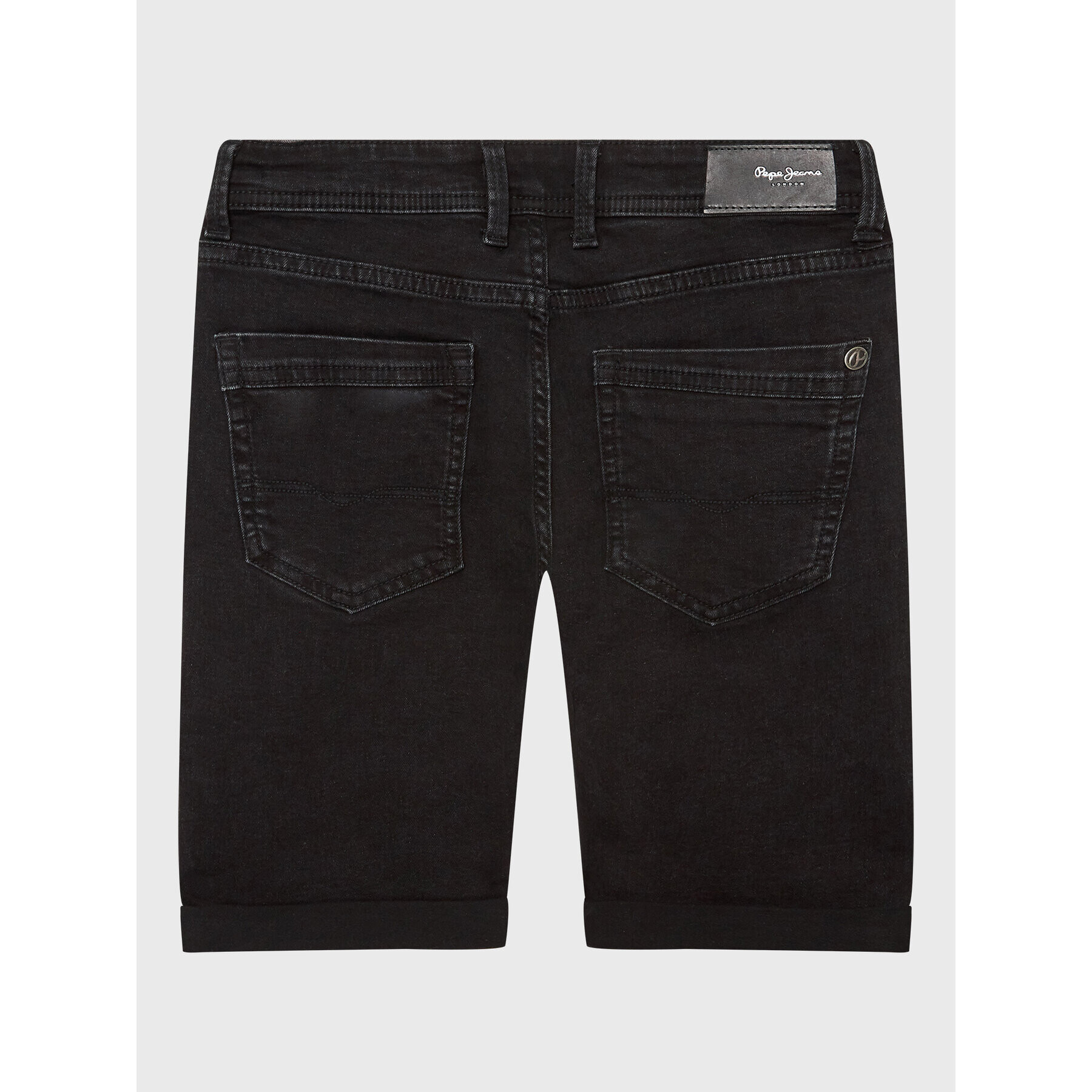 Pepe Jeans Džínsové šortky Becket Short PB800692XR0 Čierna Slim Fit - Pepit.sk