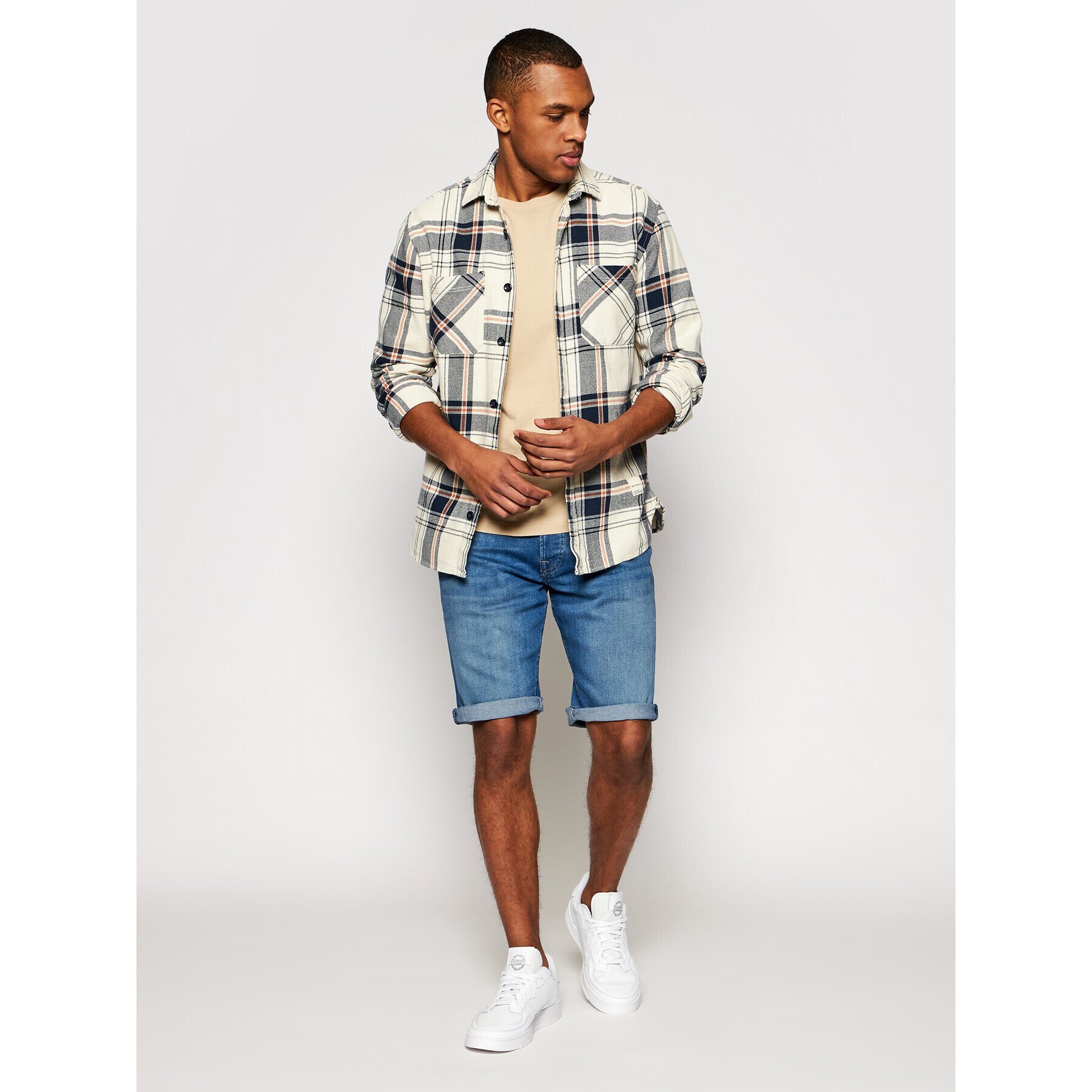 Pepe Jeans Džínsové šortky Callen PM800707 Tmavomodrá Relaxed Fit - Pepit.sk