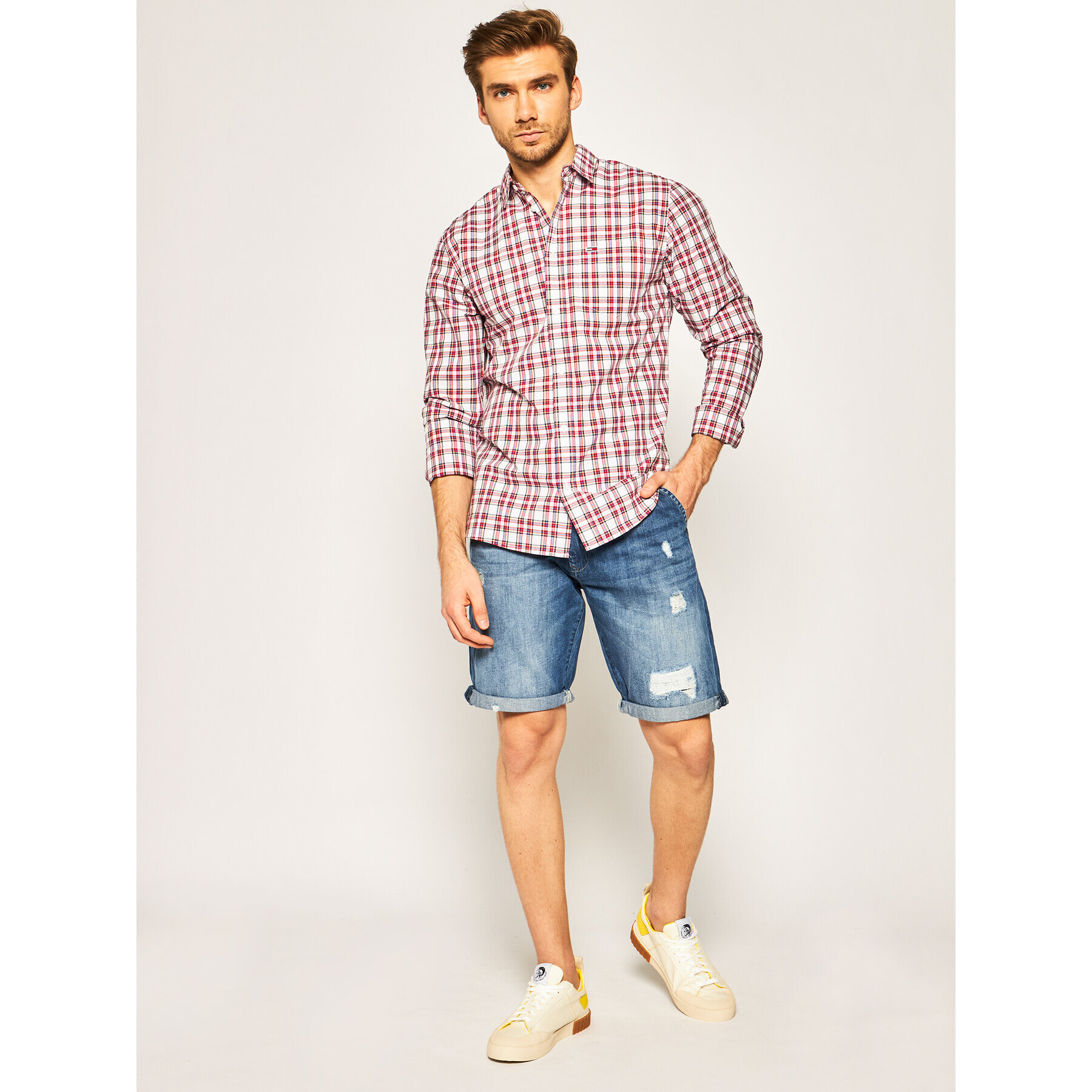 Pepe Jeans Džínsové šortky Callen PM800771 Modrá Relaxed Fit - Pepit.sk