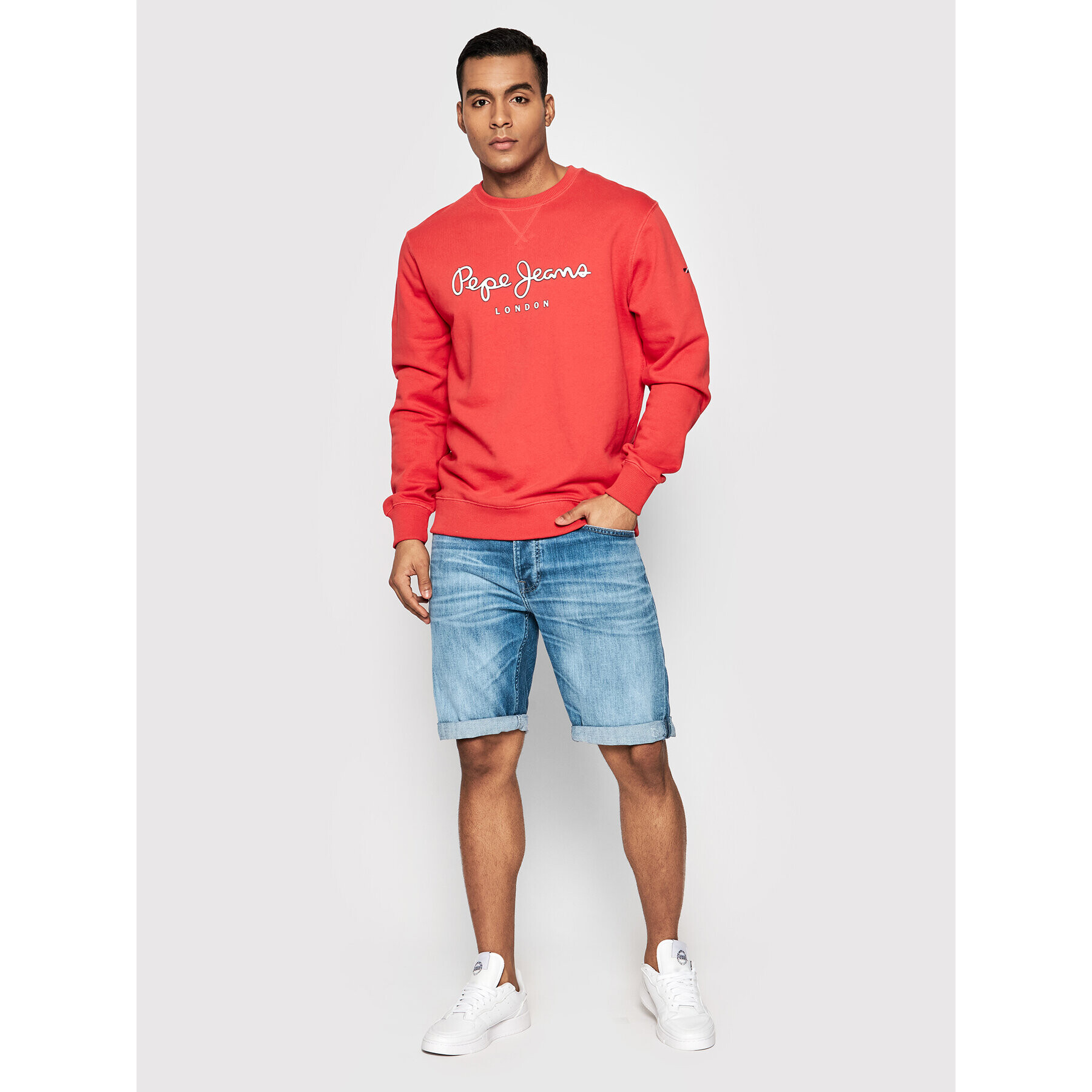 Pepe Jeans Džínsové šortky Callen PM800933 Modrá Relaxed Fit - Pepit.sk