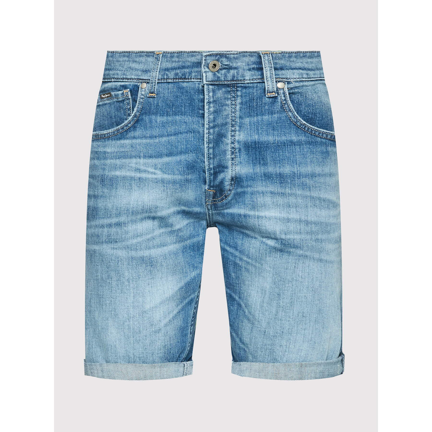 Pepe Jeans Džínsové šortky Callen PM800933 Modrá Relaxed Fit - Pepit.sk