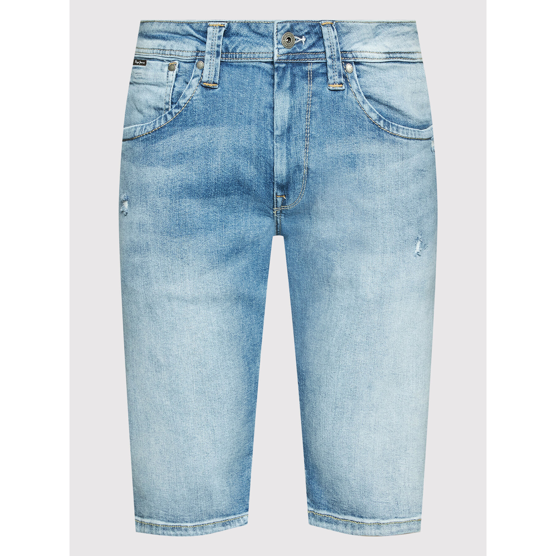 Pepe Jeans Džínsové šortky Cash PM800935 Modrá Regular Fit - Pepit.sk