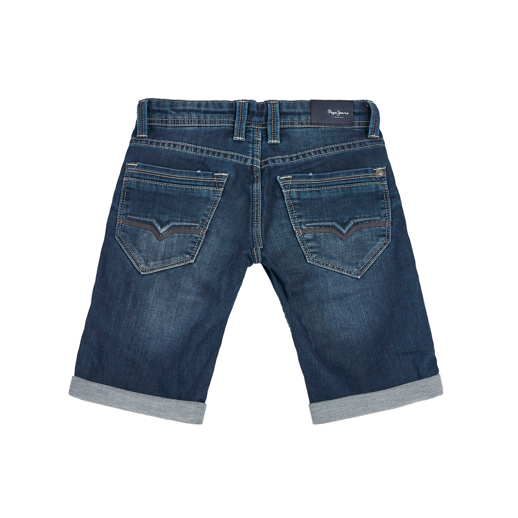 Pepe Jeans Džínsové šortky Cashed PB800333 Tmavomodrá Regular Fit - Pepit.sk